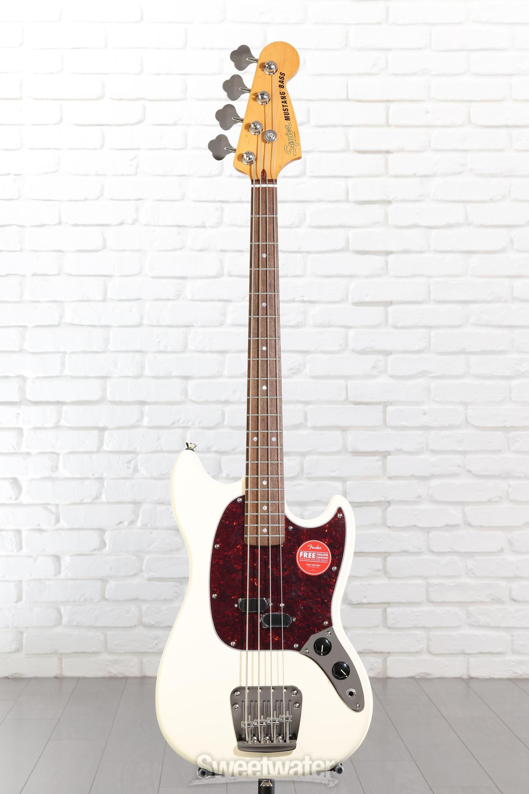 Squier Classic Vibe '60s Mustang Bass - Olympic White | Sweetwater