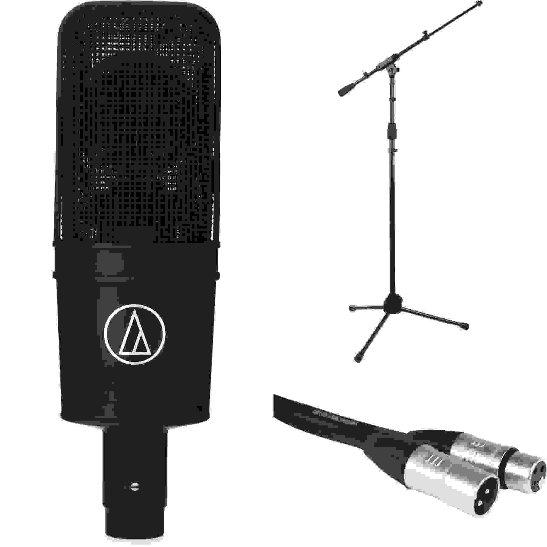 AudioTechnica AT4033/CL Mediumdiaphragm Condenser Microphone Bundle