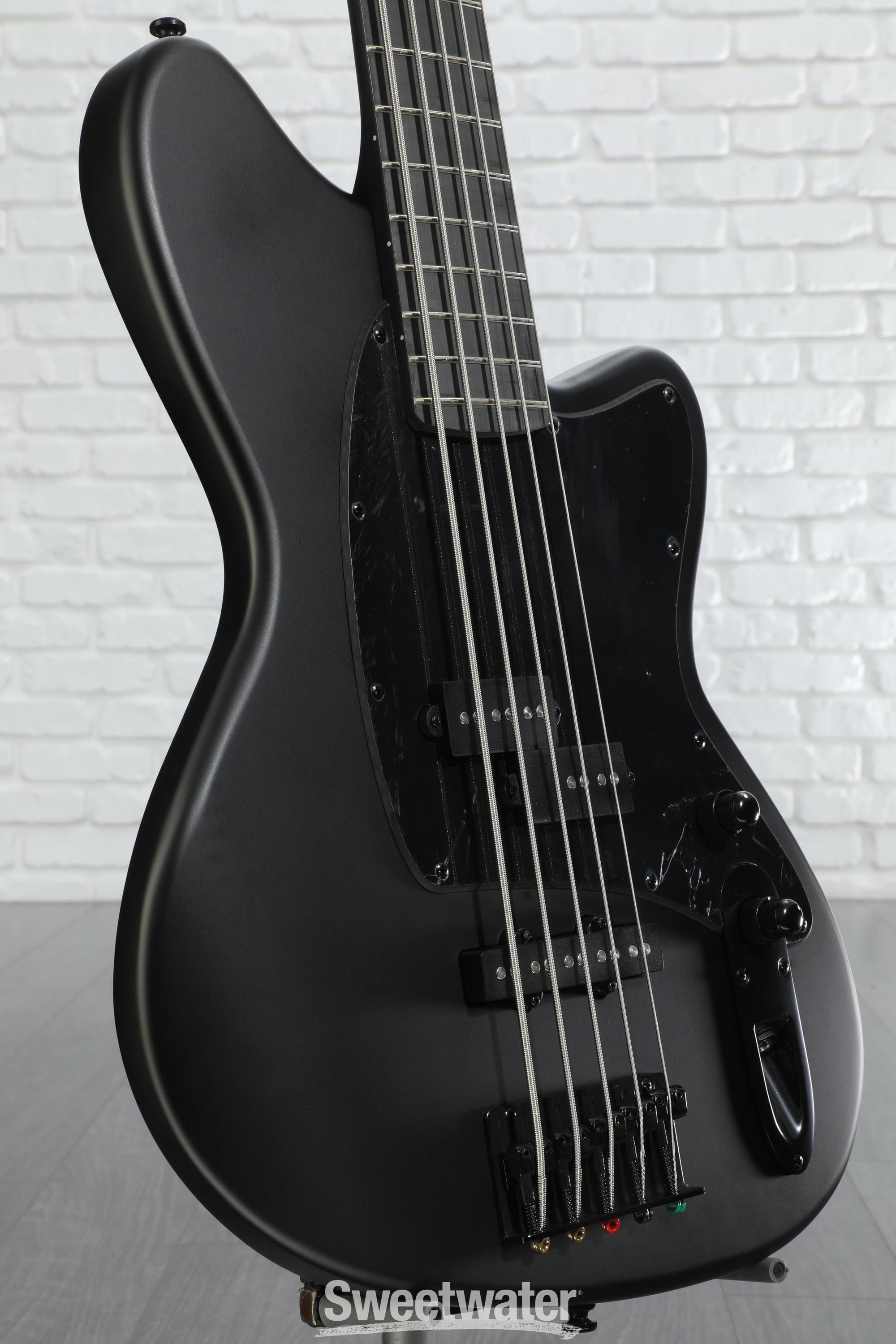 Ibanez Talman 5-string Bass Guitar - Black Flat | Sweetwater