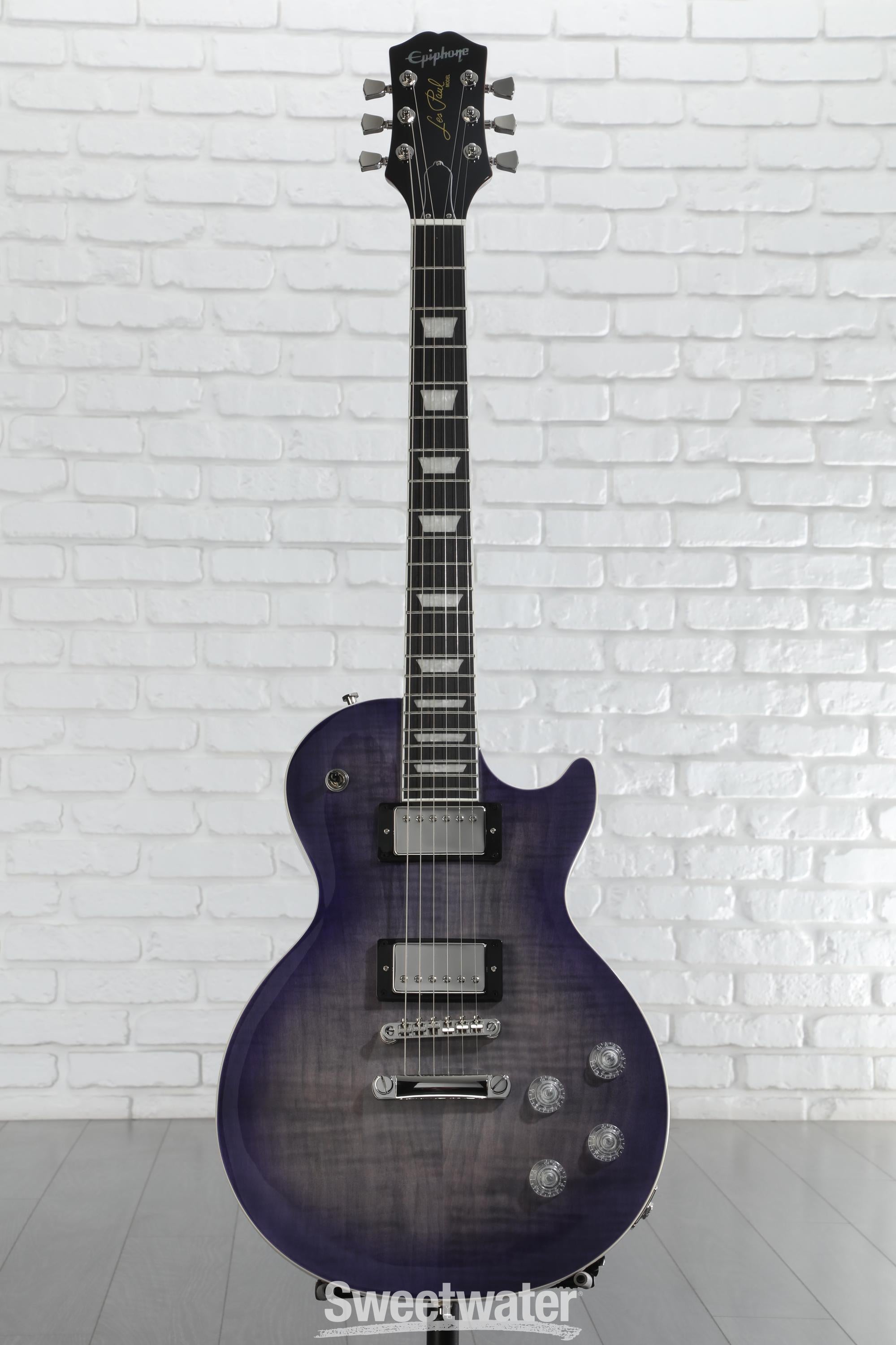 Epiphone Les Paul Plus Top パープル Epiphone Featuring a Beautiful Figured Top, New Finishes