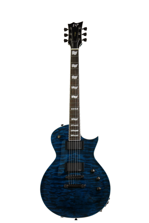 ESP Eclipse-II - Black Aqua, Qulit | Sweetwater