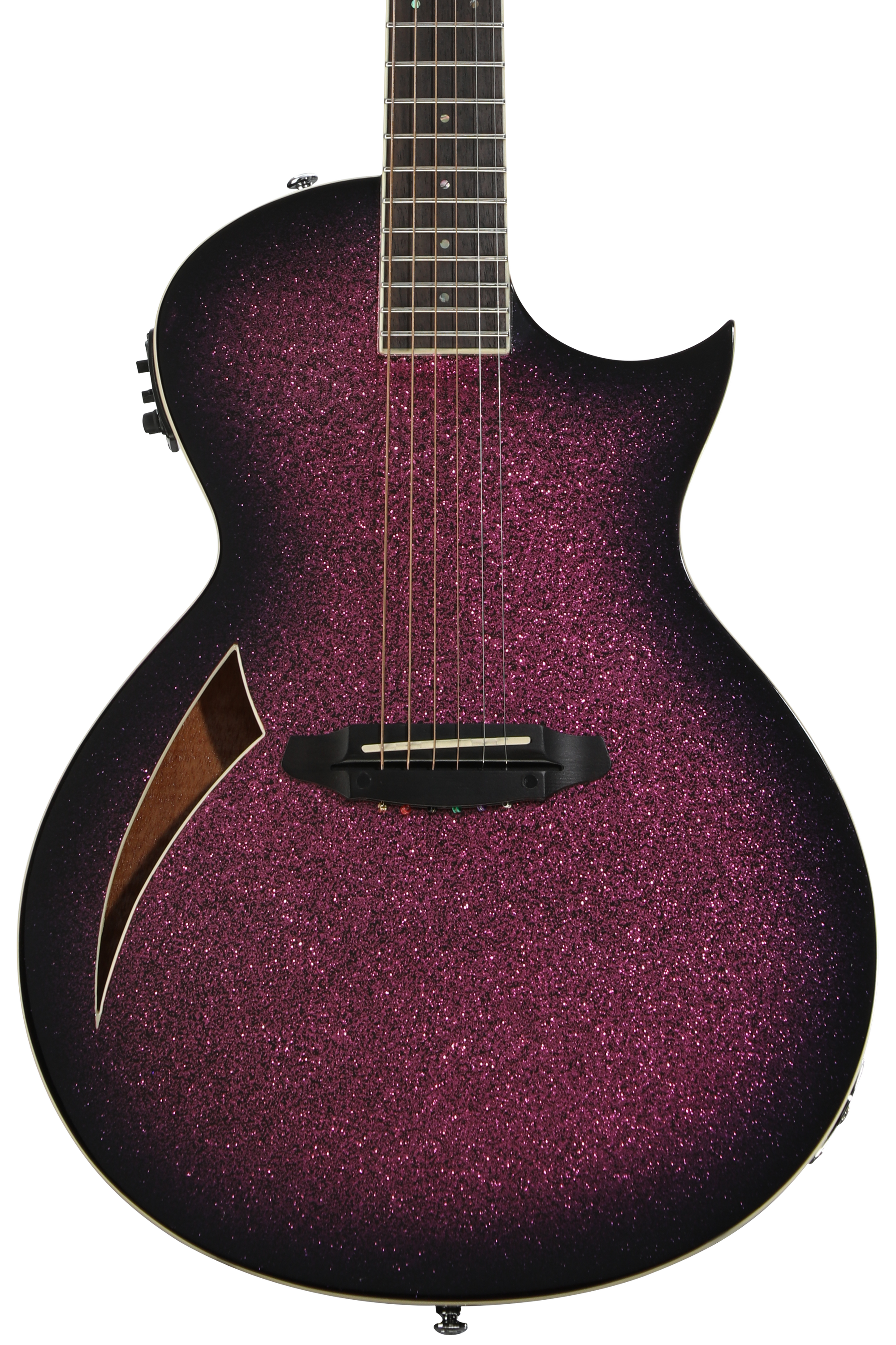ESP LTD TL-6 Acoustic-electric Guitar - Purple Sparkle Burst