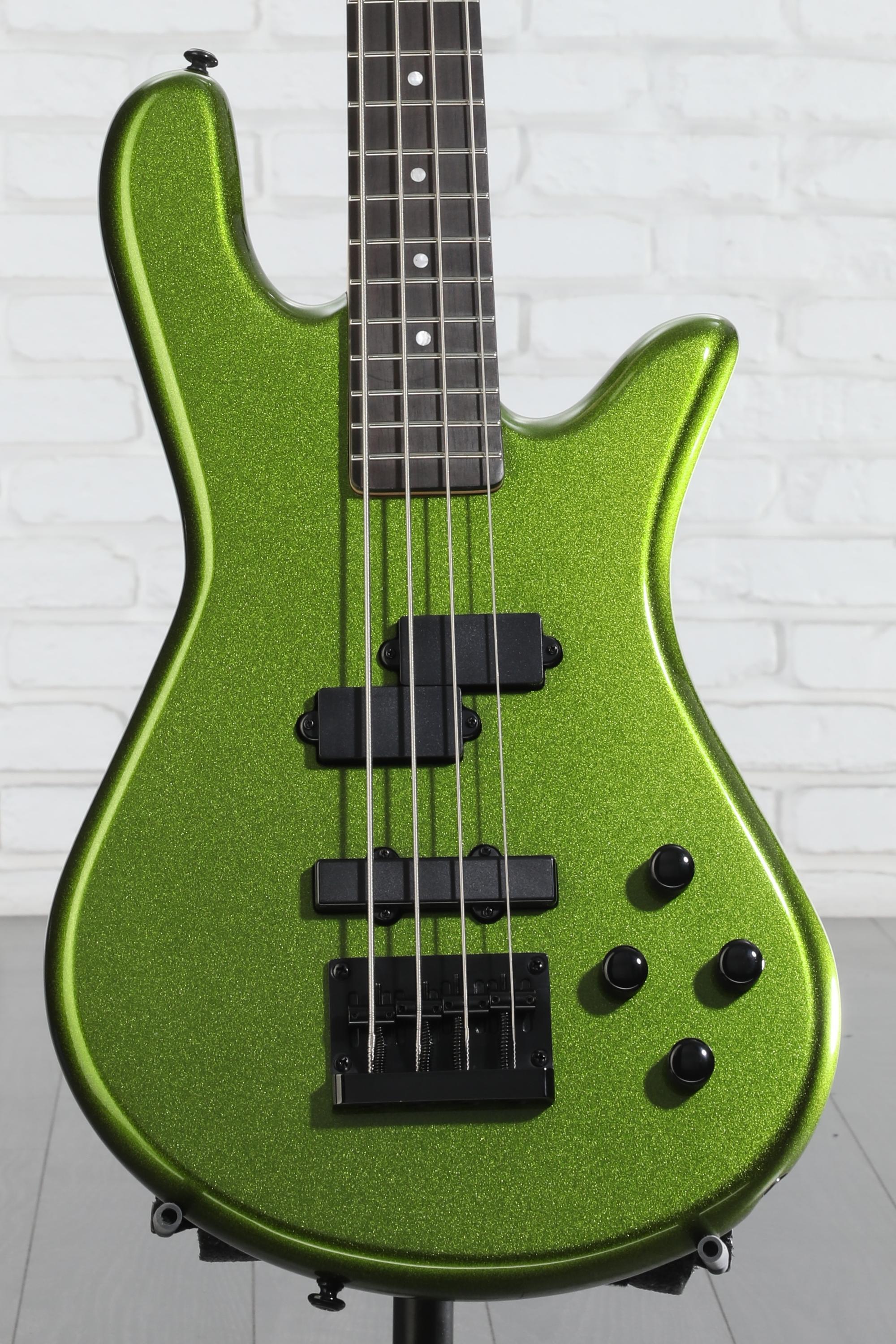 ベース Spector Performer 4 SPECIAL ACTIVE Spector Performer 4 Bass Guitar - Metallic Green | Sweetwater