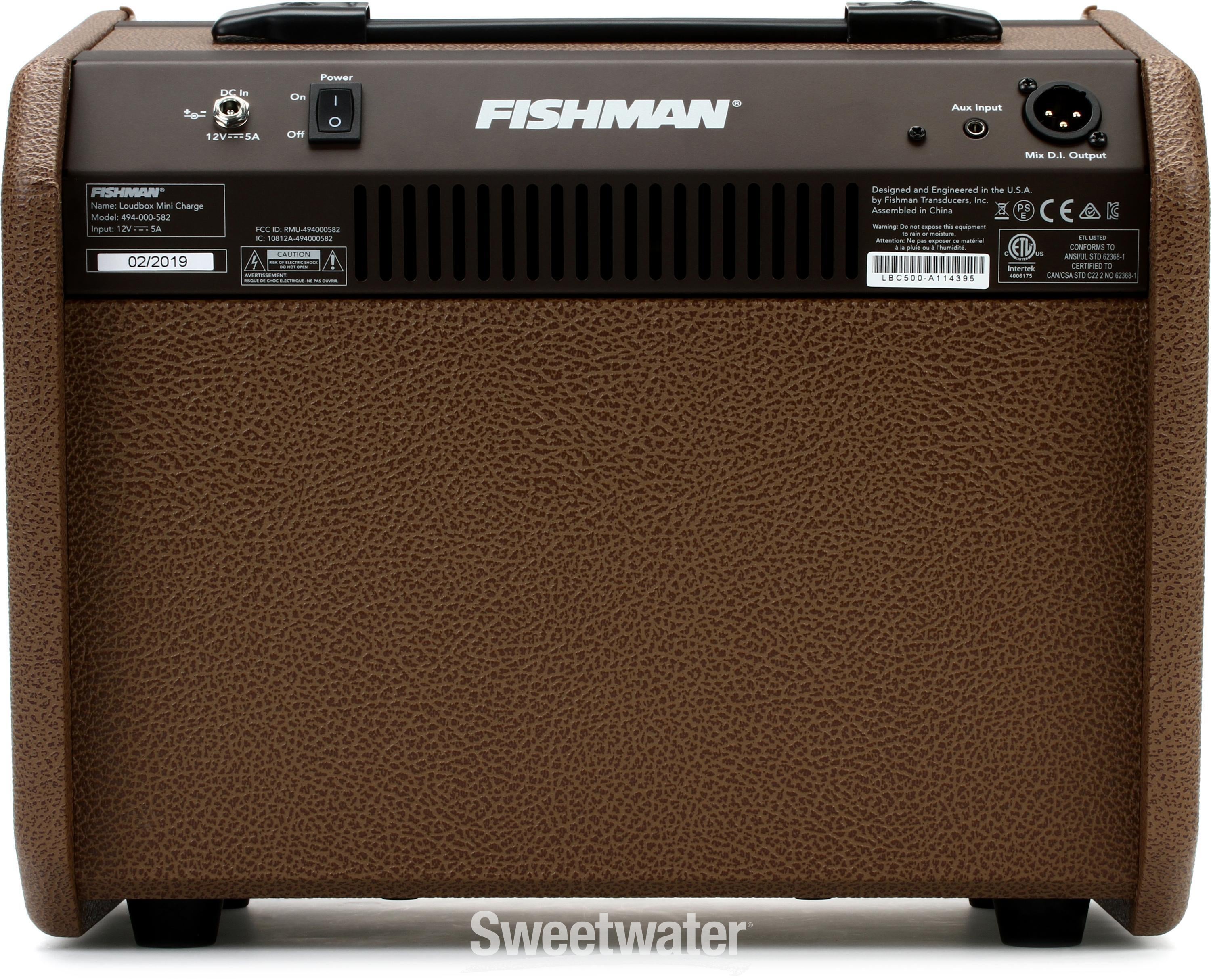 Fishman loudbox deals mini battery