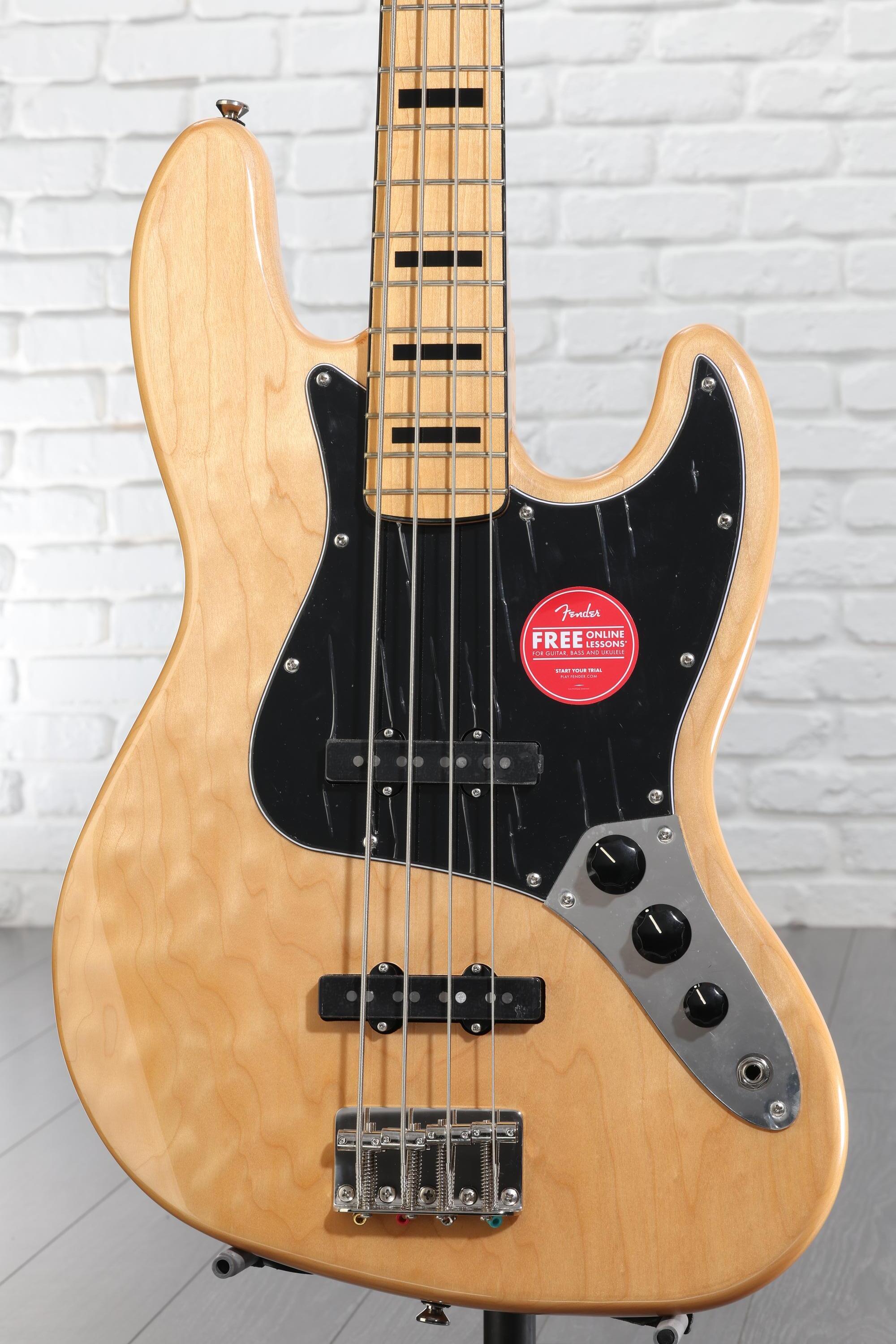 【美品】Squier Classic Vibe ‘70s Jazz Bass Squier Classic Vibe '70s Jazz Bass Maple Fingerboard Natural