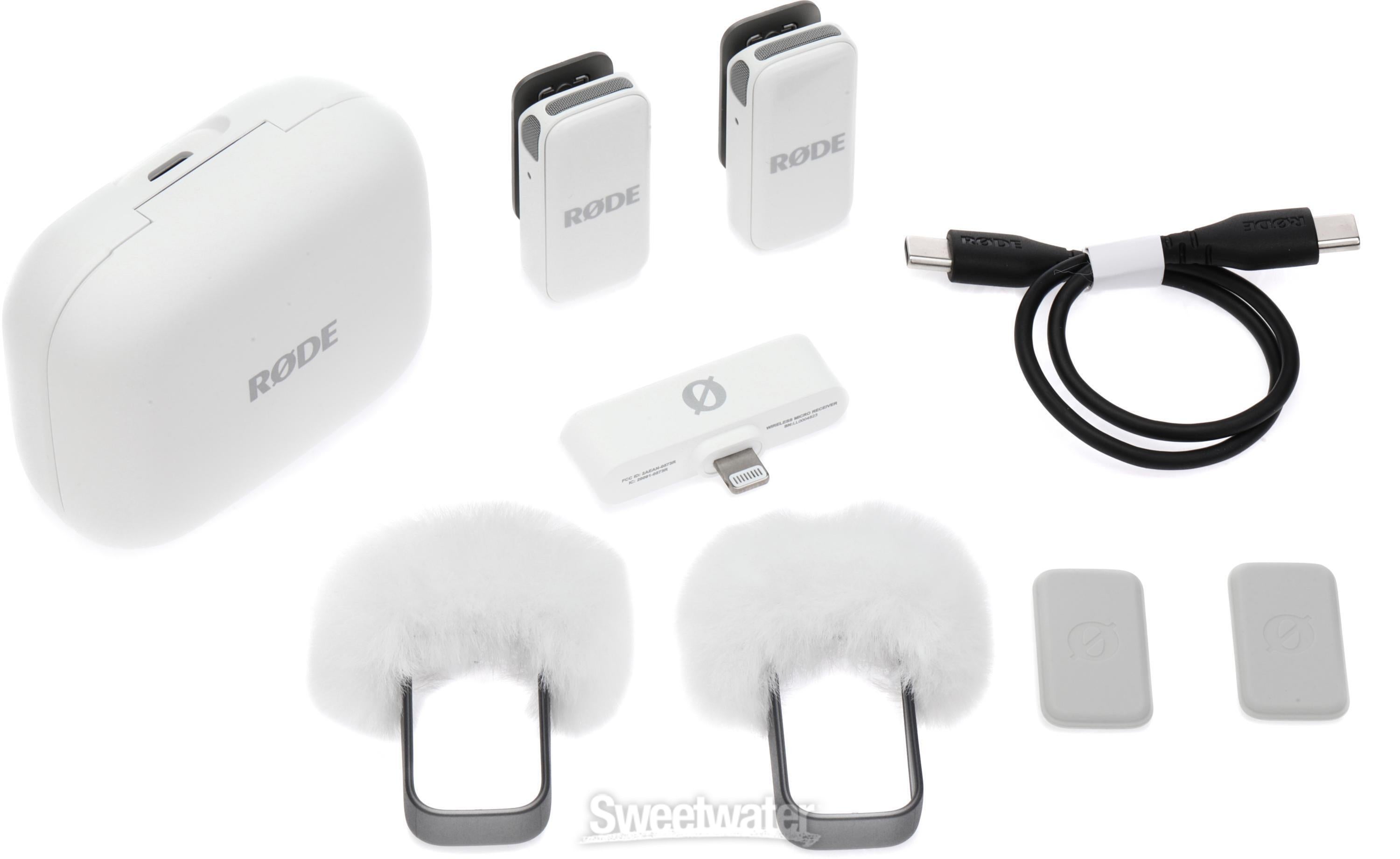 RØDE WIRELESS MICRO Lightning ワイヤレスピンマイク RODE Wireless Micro (Lightning) Black | Guitar Center