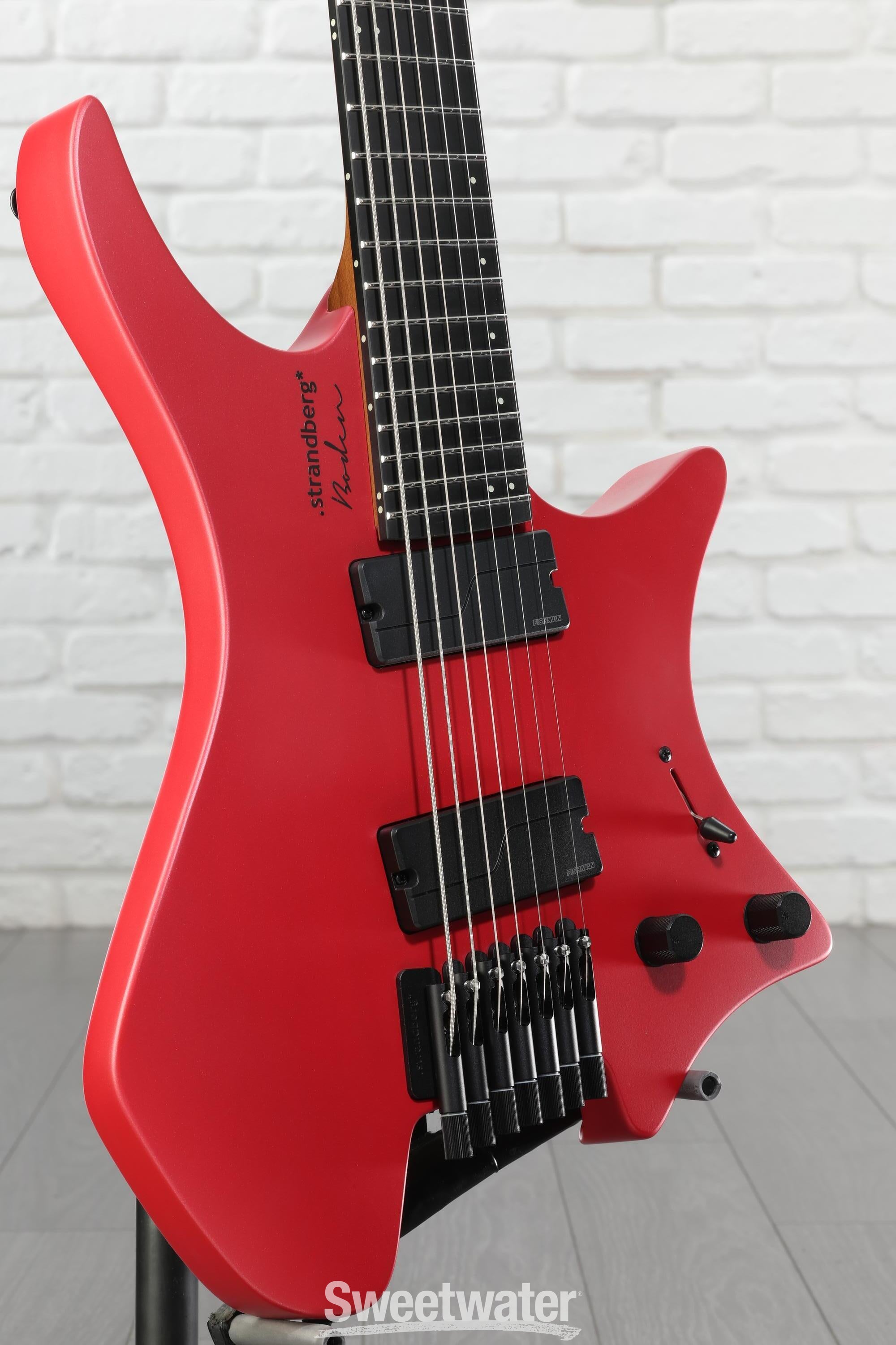 Strandberg Boden Metal NX 7 Electric Guitar - Blood Red | Sweetwater
