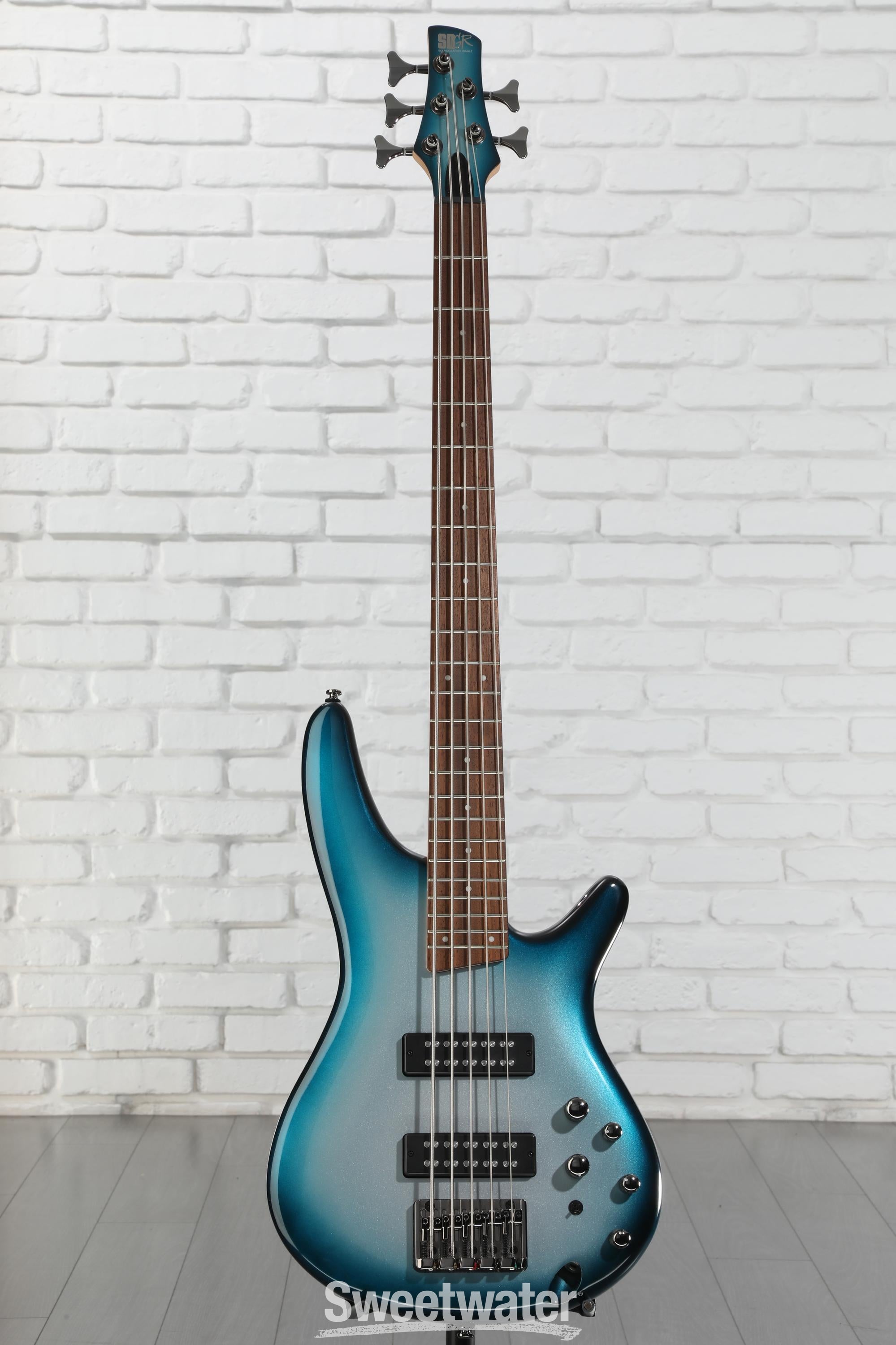 Ibanez SR Standard SR305E 5-string Bass Guitar - Deep Ocean Metallic