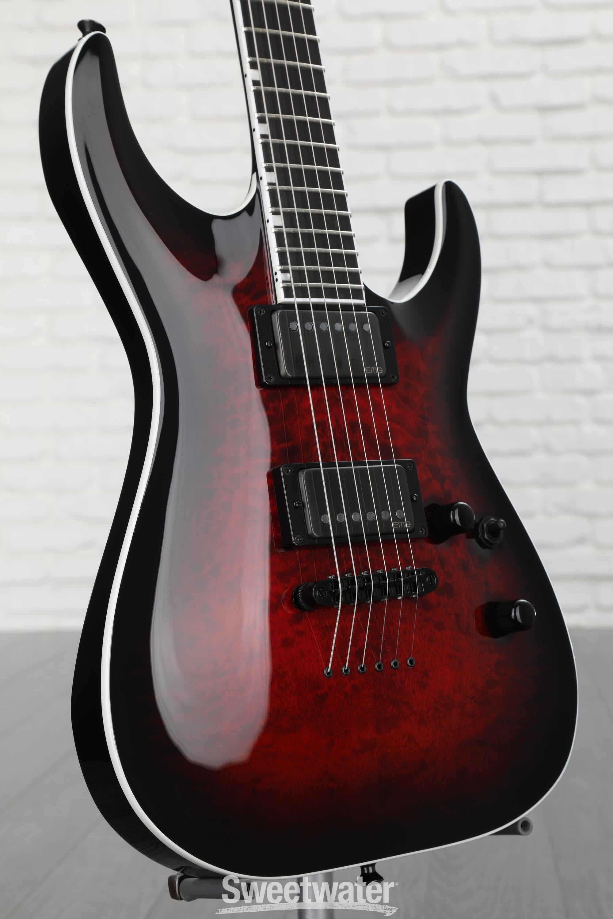 ESP E-II Horizon NT-II Electric Guitar - See-Thru-Black Cherry Sunburst