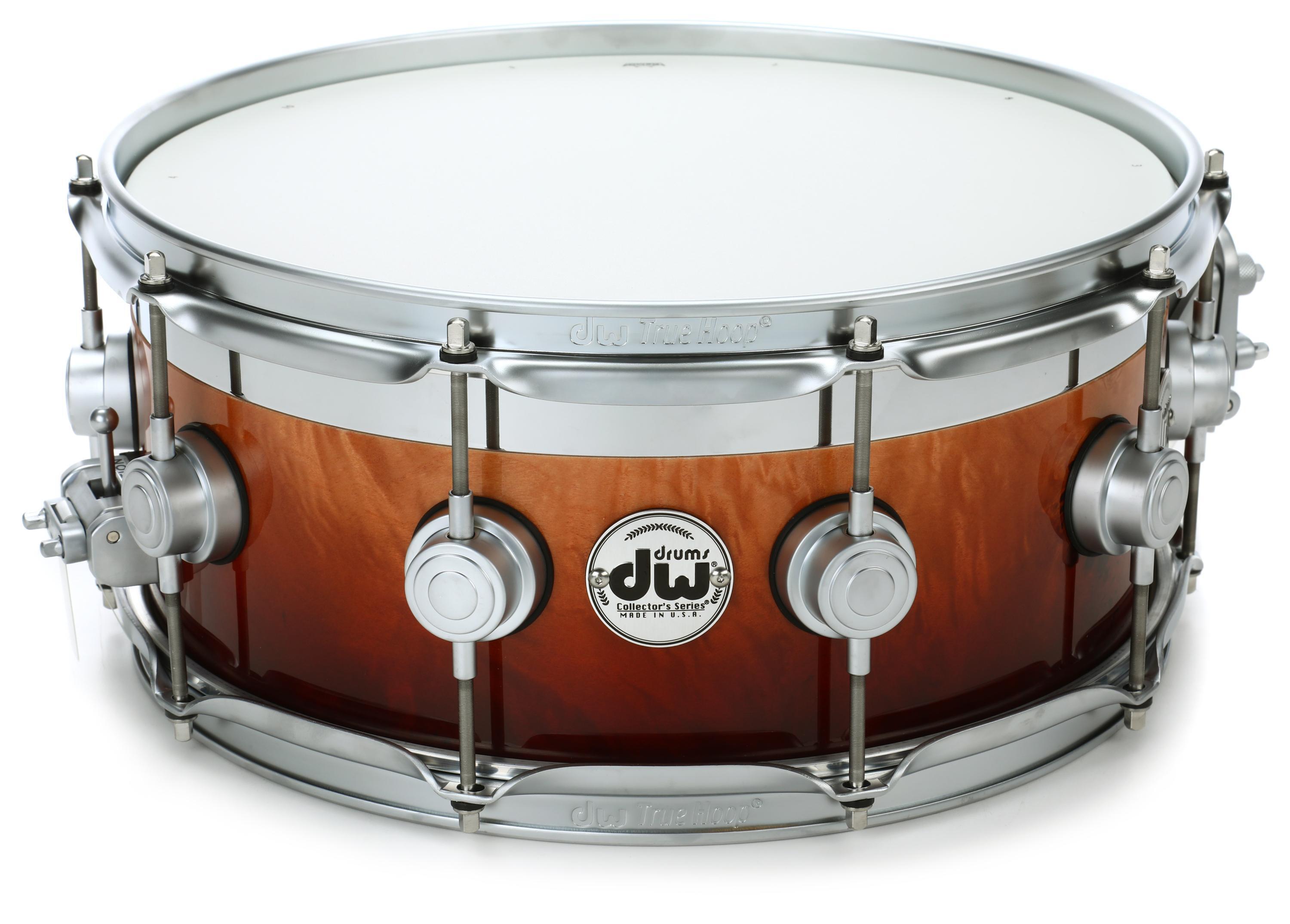 DW Collector's Series Exotic Top Edge Snare Drum - 6 x 14 inch