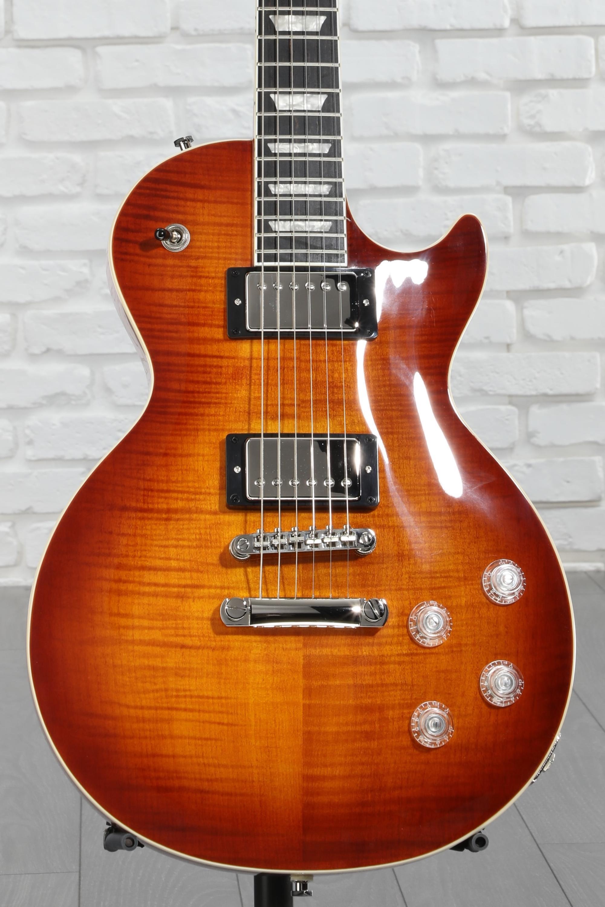 モリモリ　Epiphone Les Paul Standard Epiphone Les Paul Modern Figured Electric Guitar, Mojave Burst w/Premi