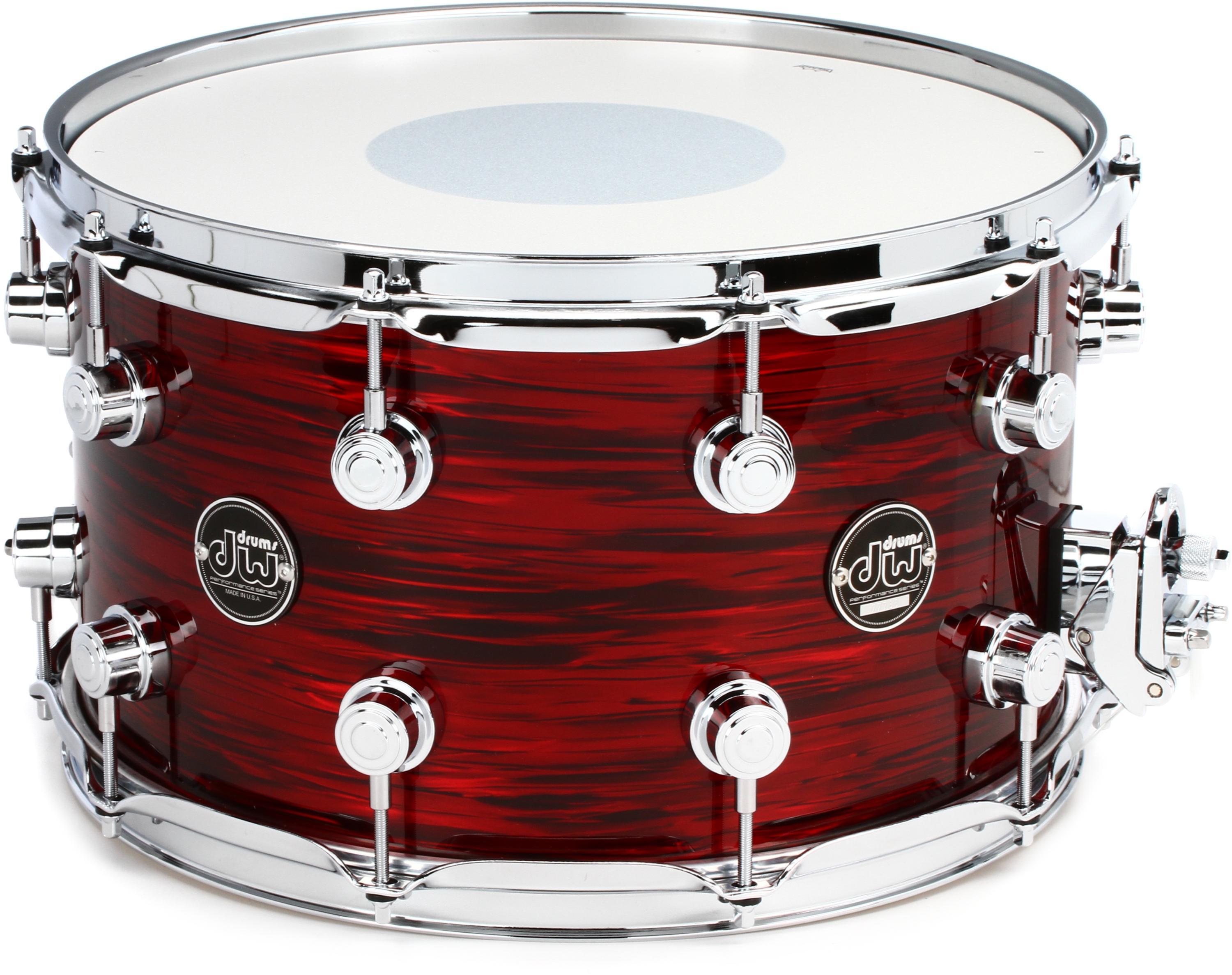 Performance Series Snare Drum - 8-inch x 14-inch - Antique Ruby