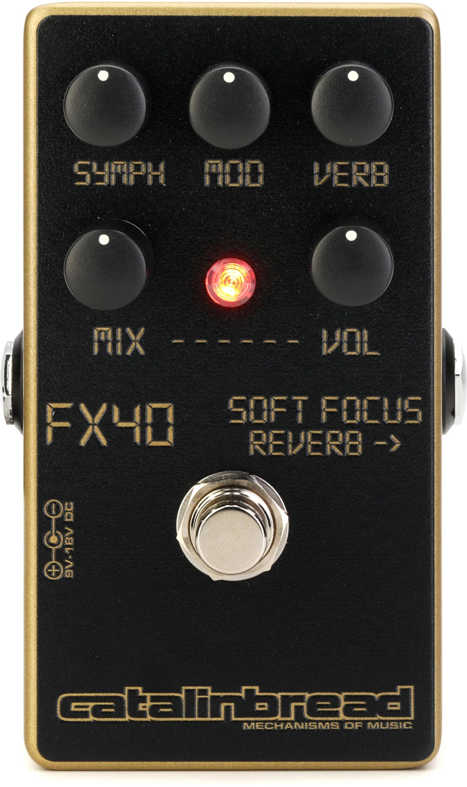 Catalinbread Soft Focus Shoegaze Reverb Pedal with Chorus, Modulation, and Octaveup Gold