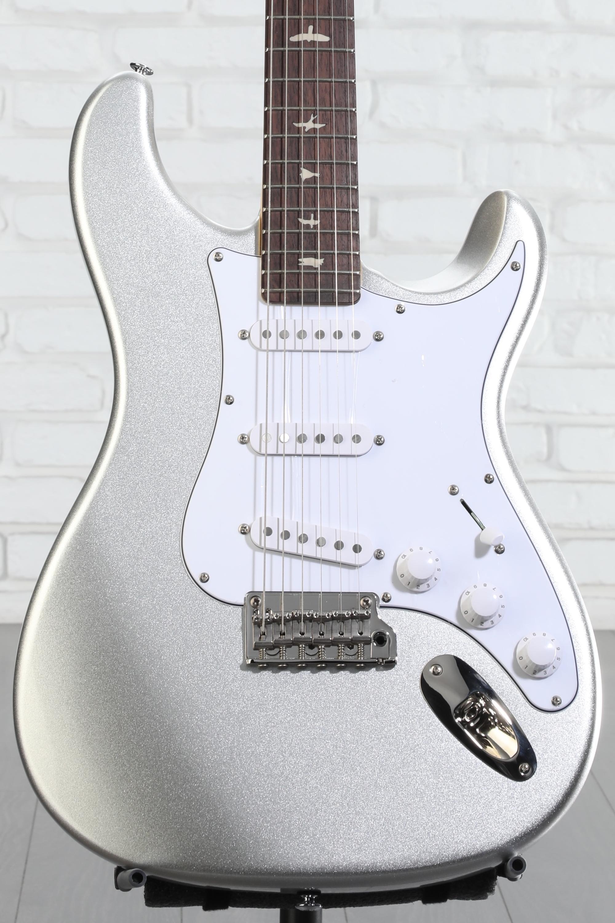 【たこやき】PRS SE Silver Sky PRS SE Silver Sky Electric Guitar - Platinum Spark, Sweetwater
