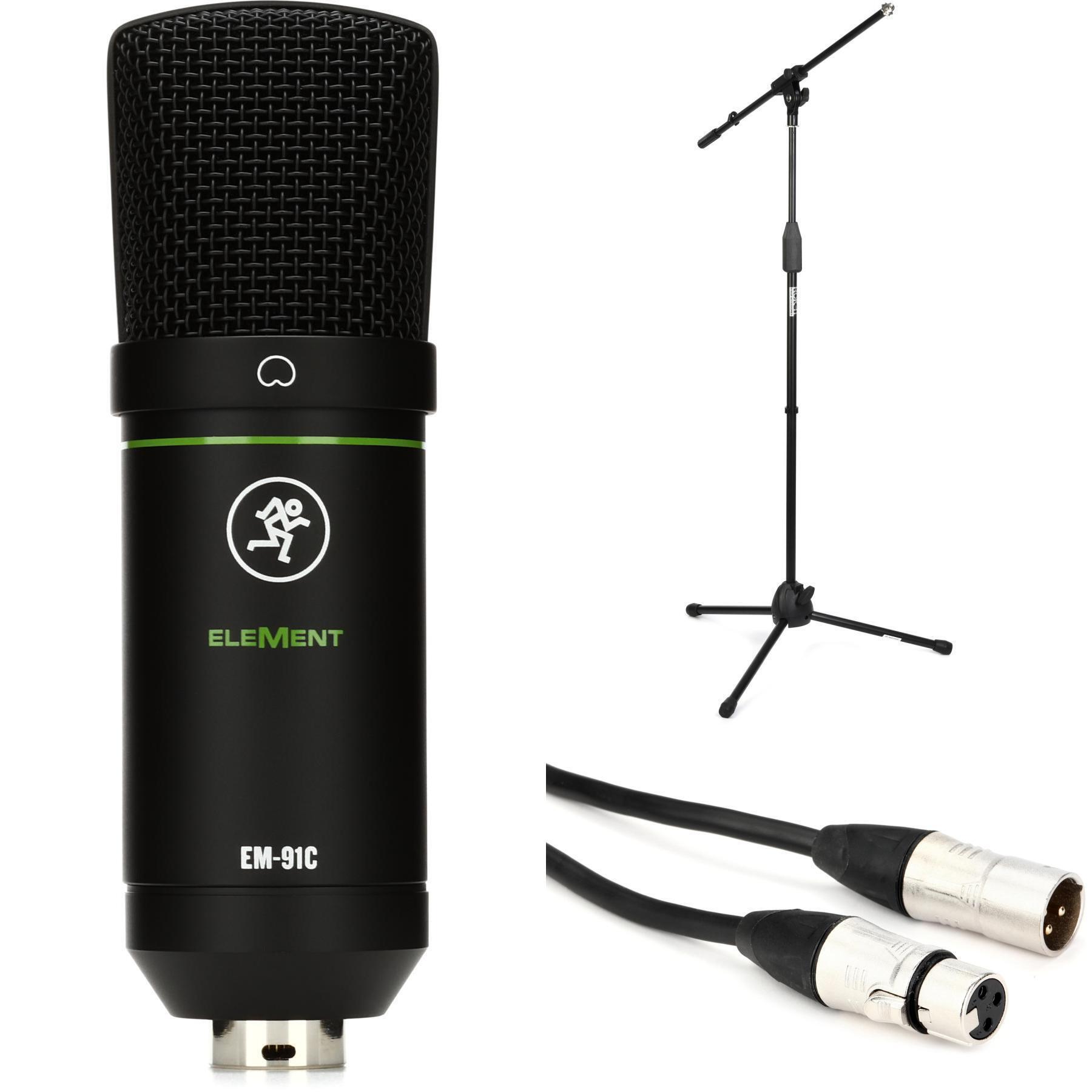 Mackie EM-91C Large-diaphragm Condenser Microphone with Stand