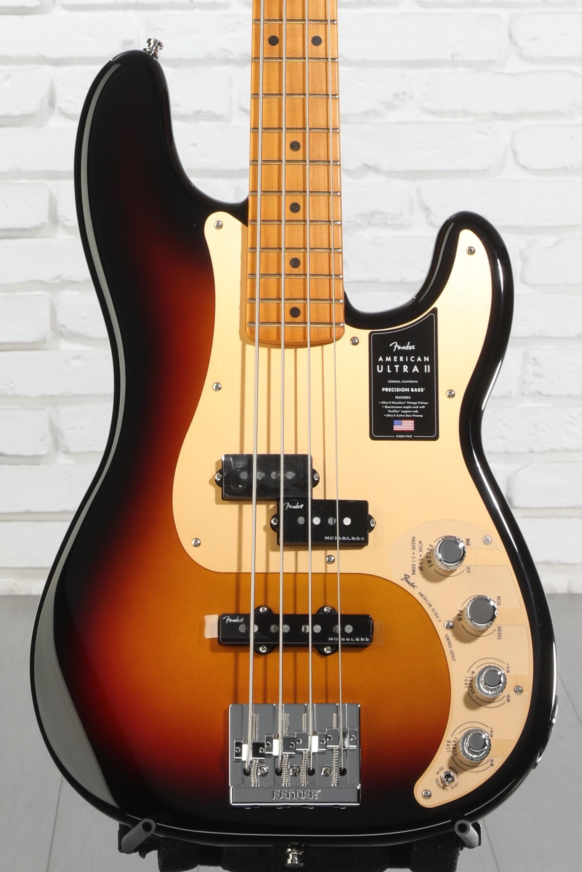 Fender American Ultra II Precision Bass - Ultraburst | Sweetwater