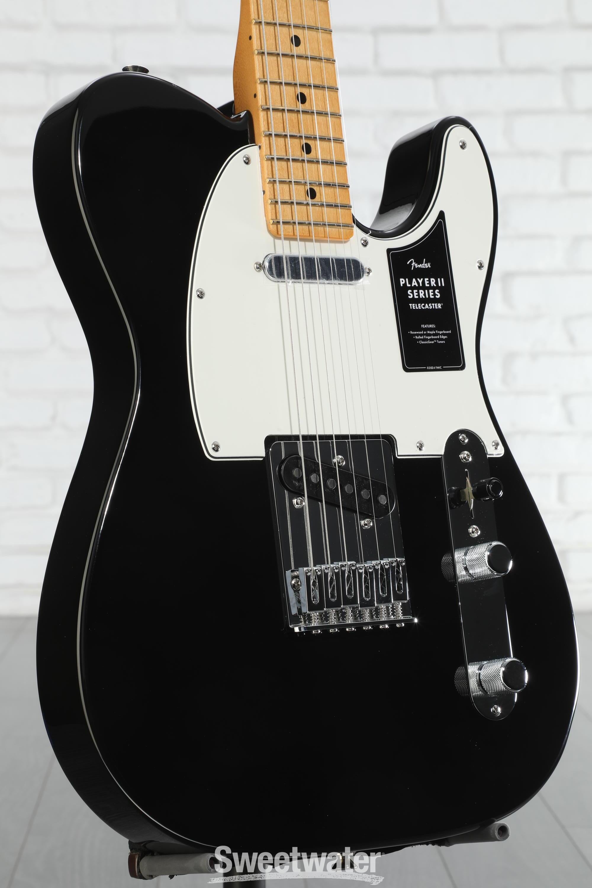 【pianovista】PlayerII Telecaster Fender Player II Telecaster Electric Guitar - Black with
