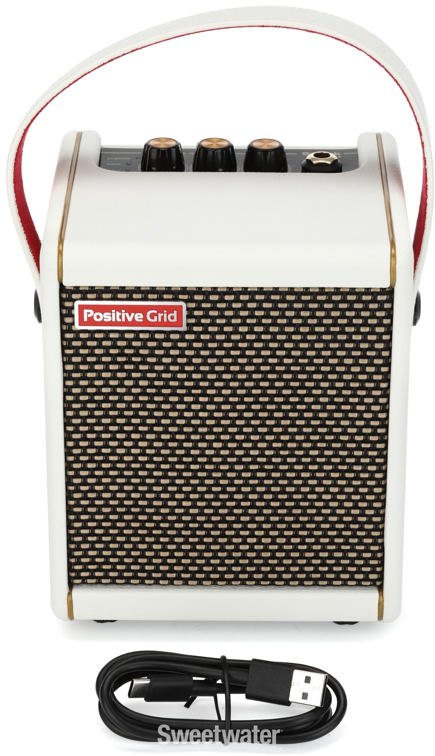 Positive Grid Spark Mini Portable Combo Amp - Pearl | Sweetwater