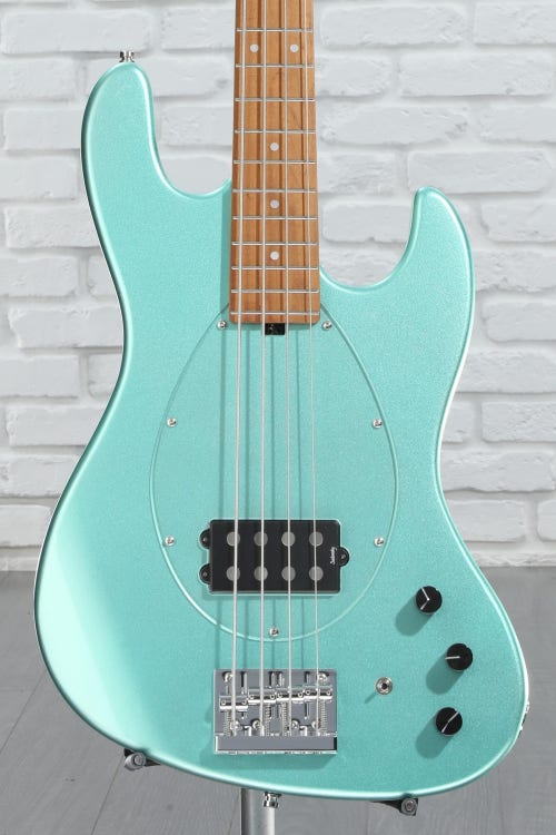 Sadowsky MetroExpress Vintage M Bass Guitar - Sage Green, Roasted Maple Fingerboard