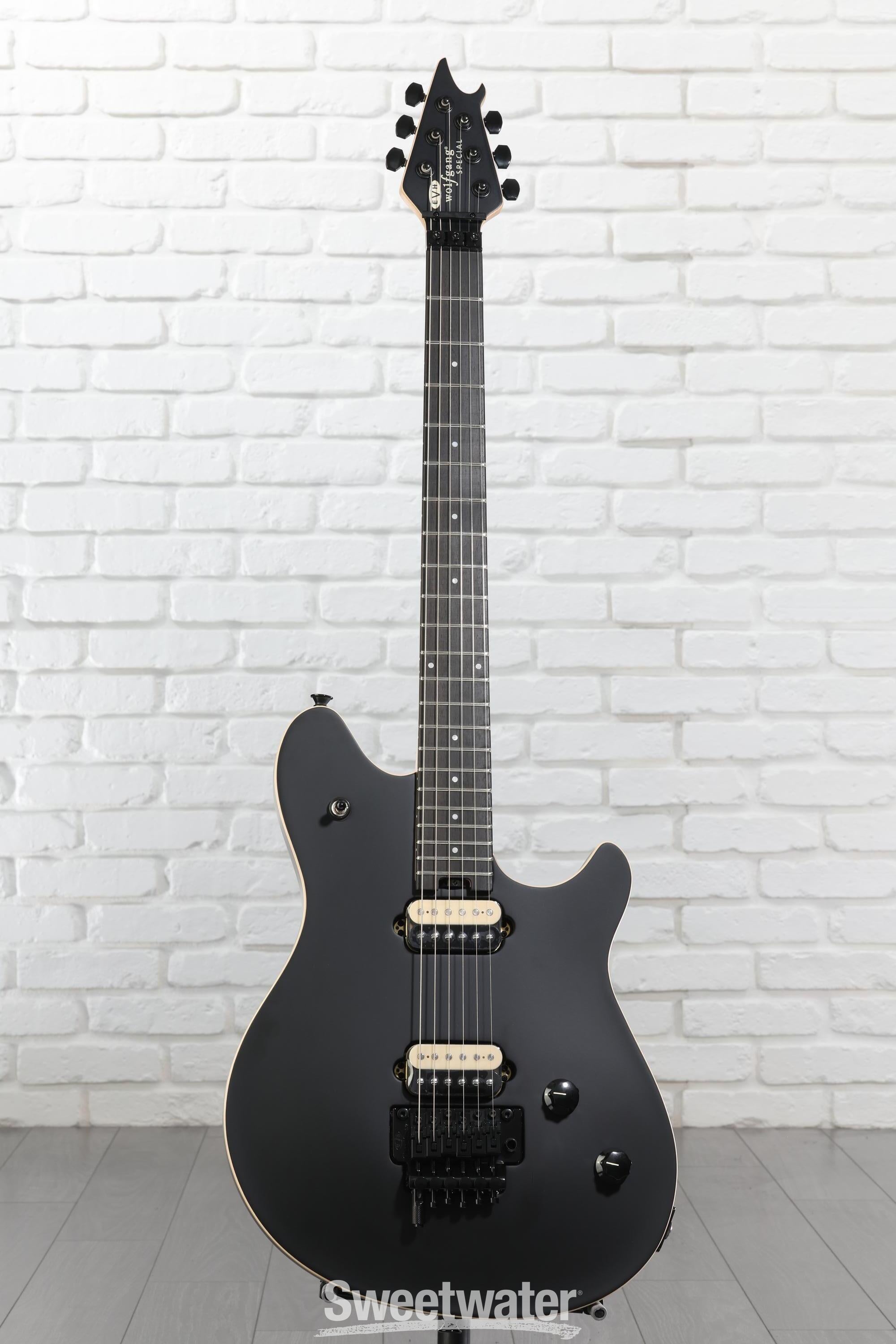 EVH Wolfgang Special Electric Guitar - Stealth Black | Sweetwater
