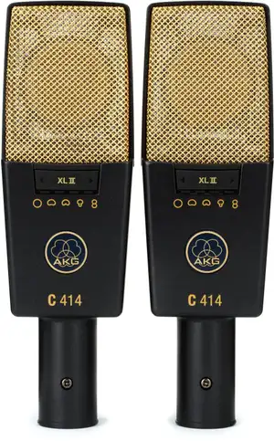 C414 XLII/ST Large-diaphragm Condenser Microphone - Matched Pair