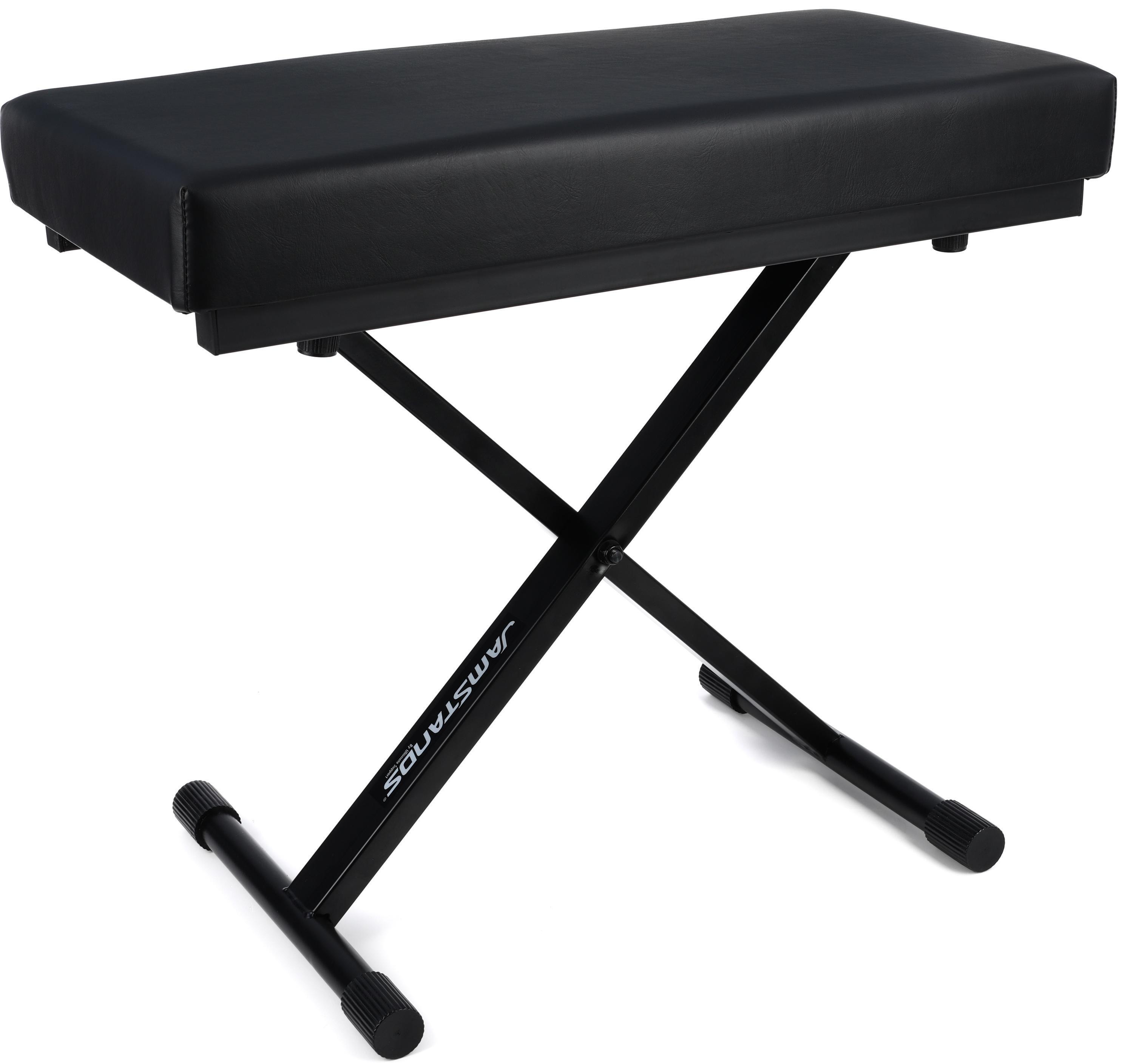 JamStands JS-XB-100-B Extra Capacity Keyboard Bench | Sweetwater