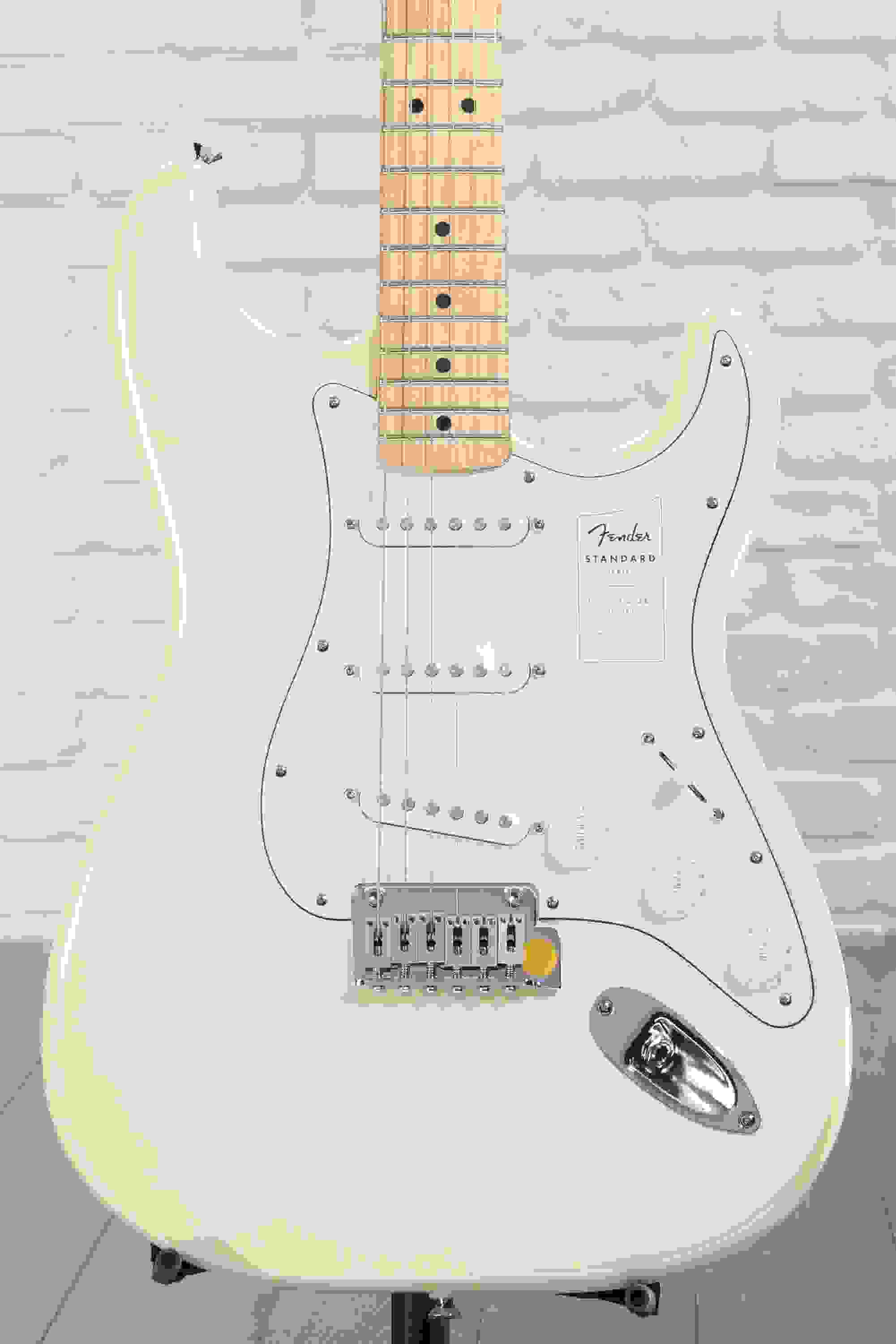 Fender Standard Stratocaster Electric Guitar - Olympic White
