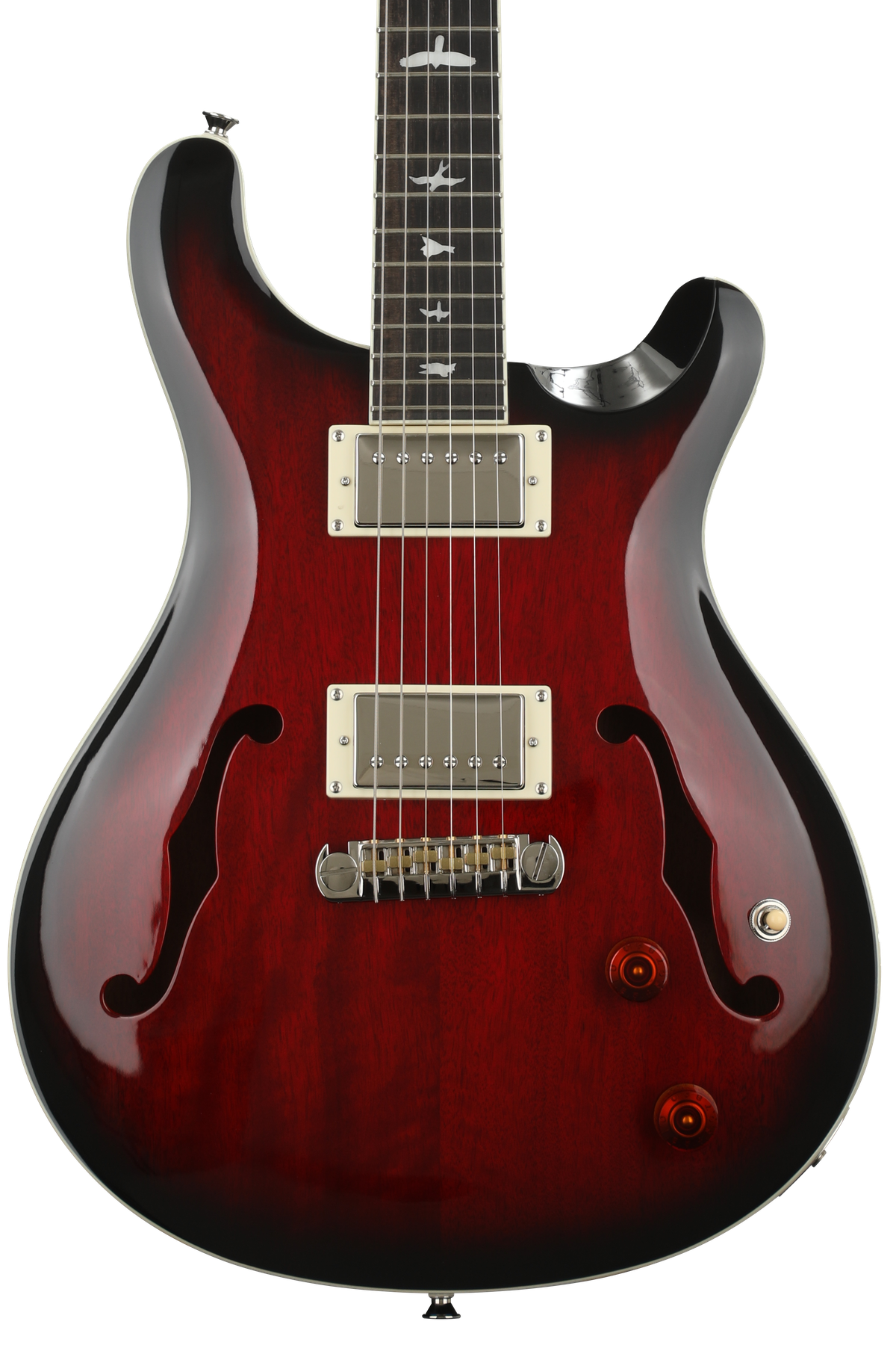 PRS SE Hollowbody Standard Electric Guitar - Fire Red Burst