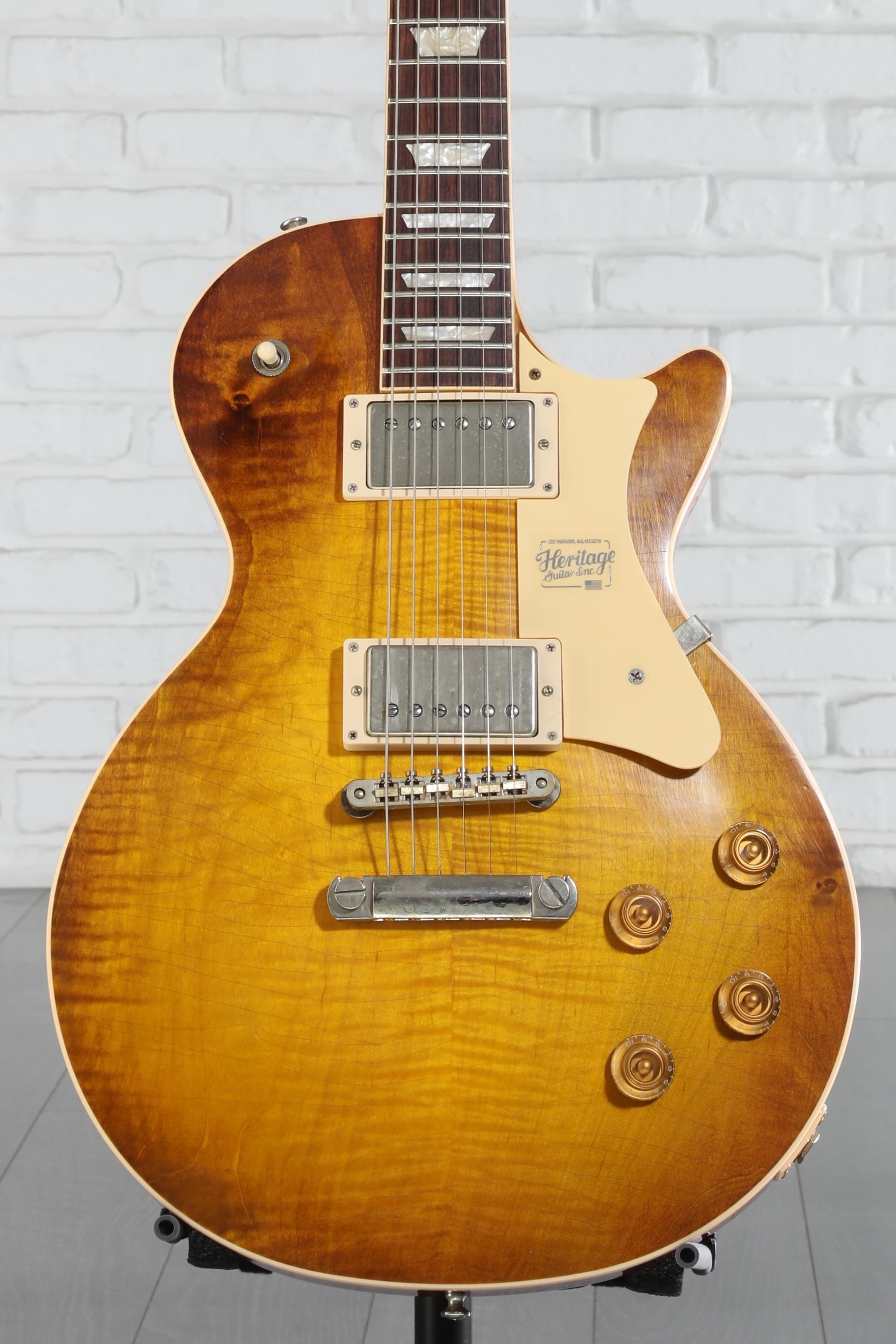 Heritage Artisan Aged H-150 Electric Guitar - Dirty Lemon Burst