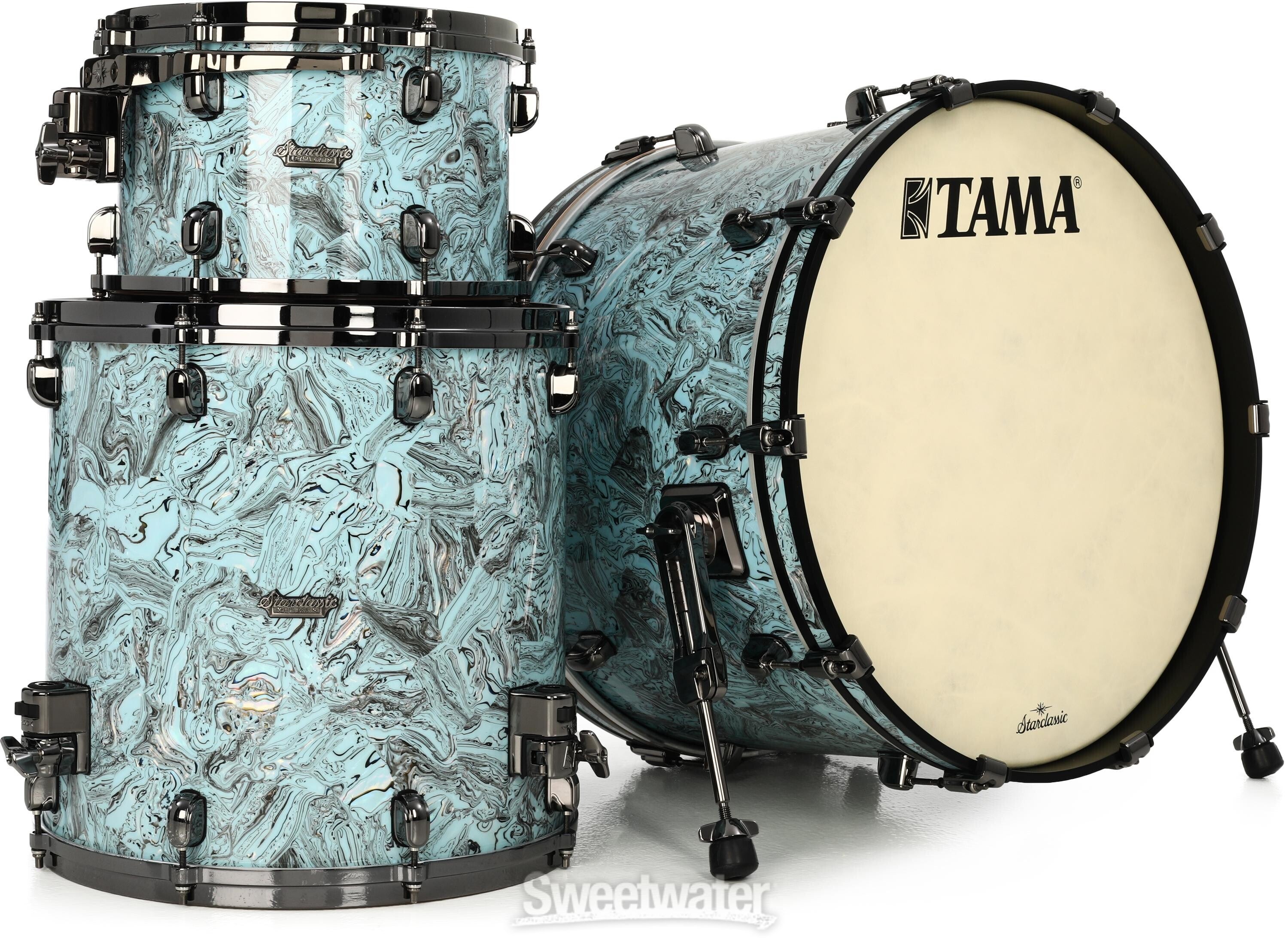 Tama STAR Walnut TW42RZS 4-piece Shell Pack - Indigo