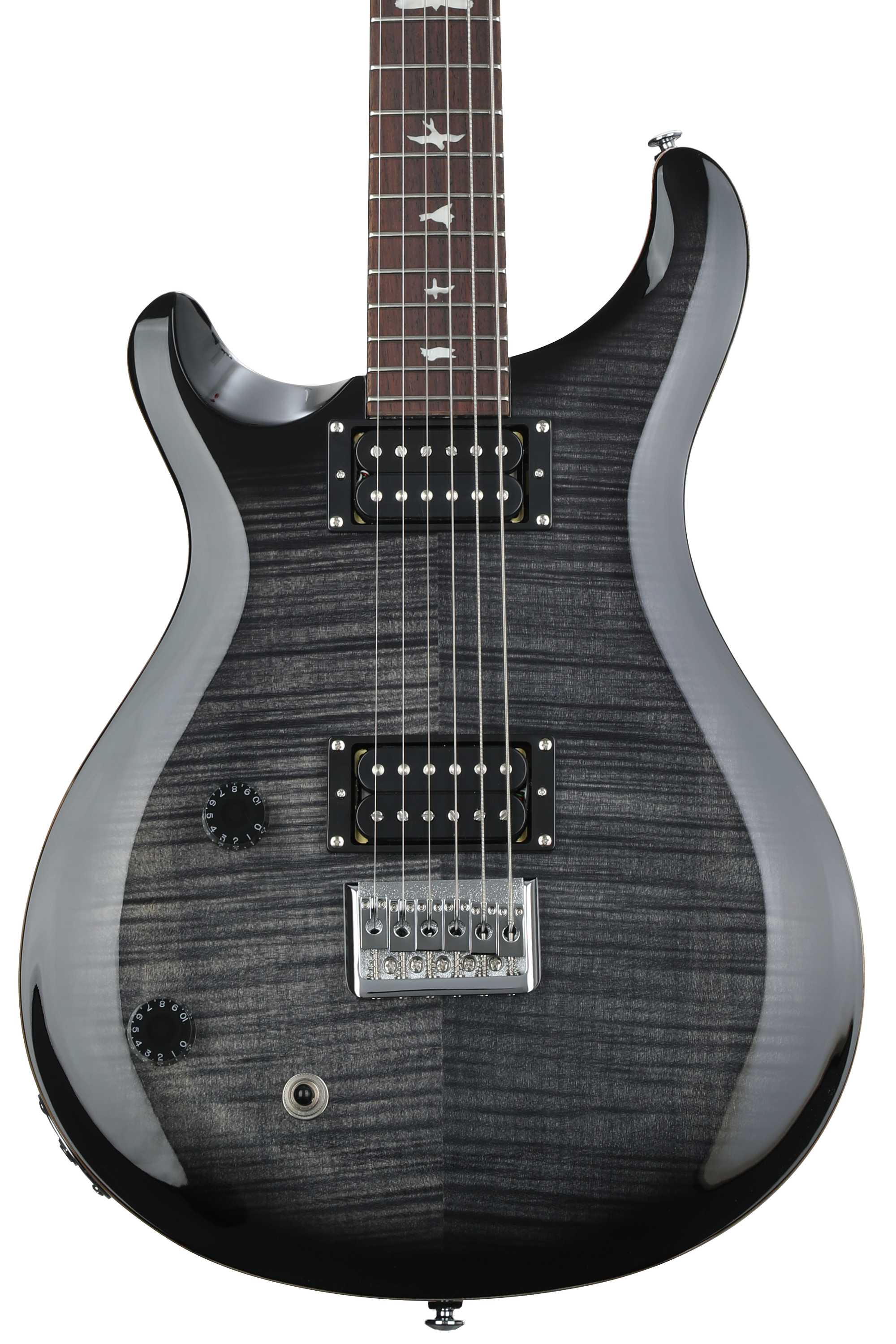 PRS SE 277 Left-handed Baritone Electric Guitar - Charcoal