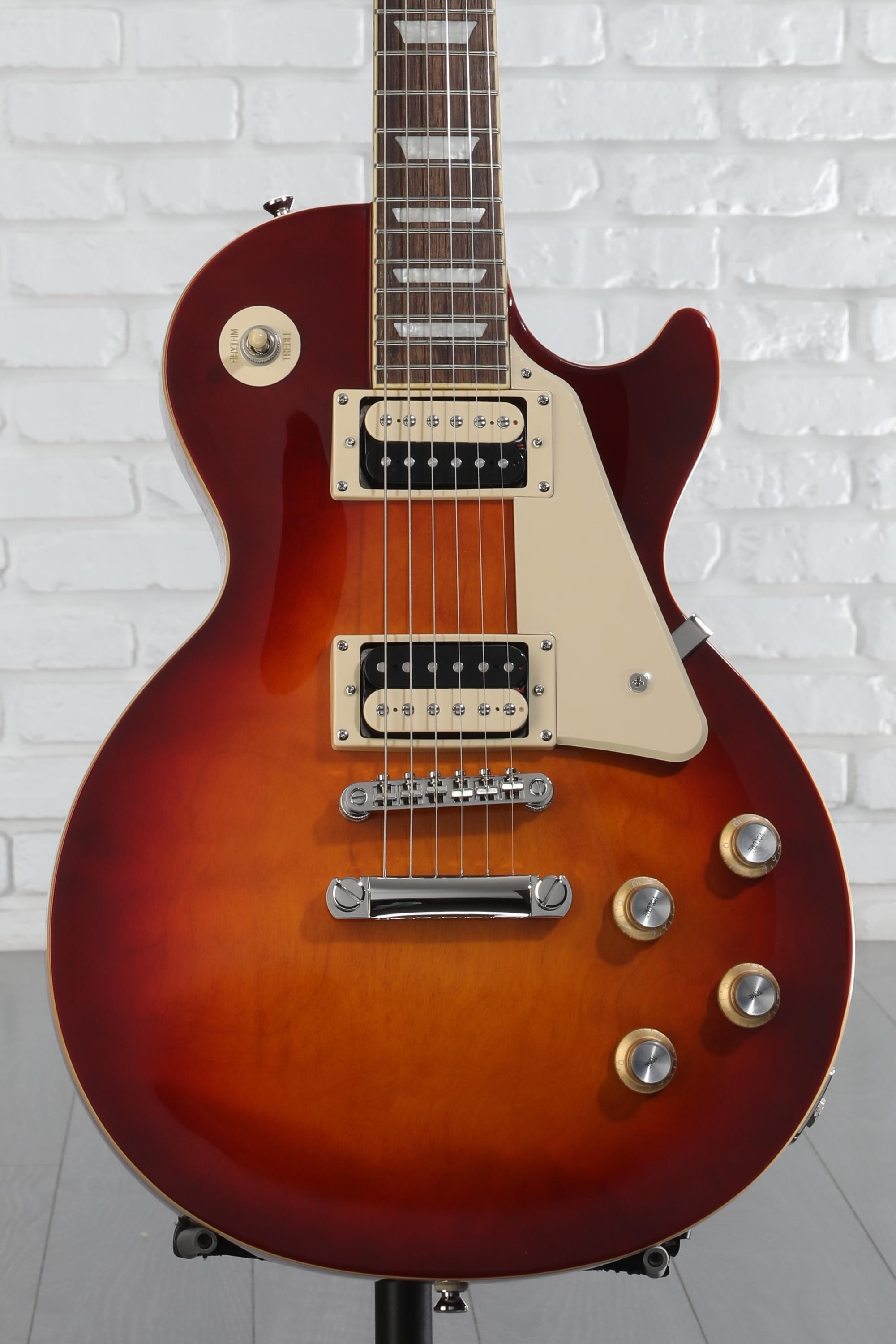 ギター Epiphone Les Paul CLASSIC Epiphone Les Paul Classic Electric Guitar - Heritage Cherry