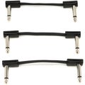 Photo of MXR 3PDCPR03 3-inch Right Angle to Right Angle Ribbon Pedalboard Patch Cable (3-pack)