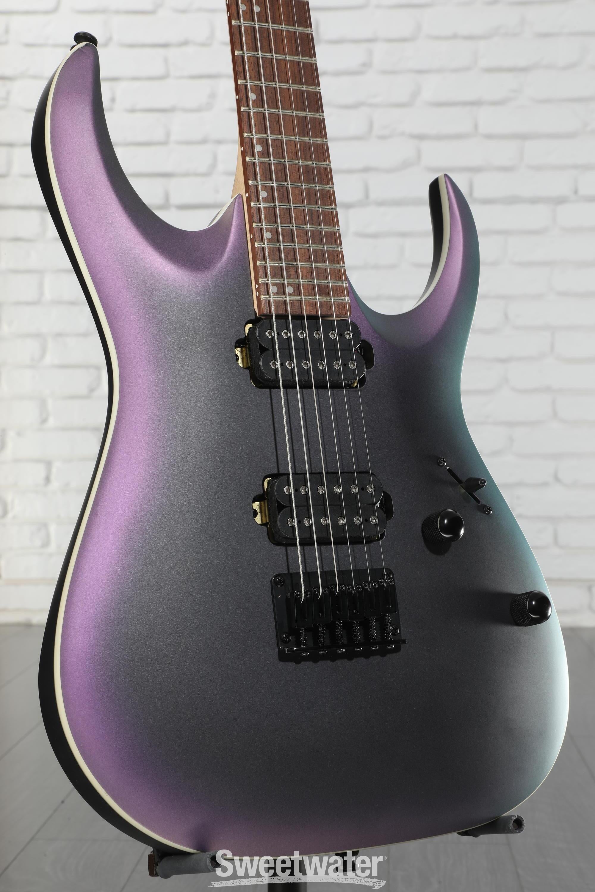 Ibanez Standard RGA42EX Electric Guitar - Black Aurora Burst Matte