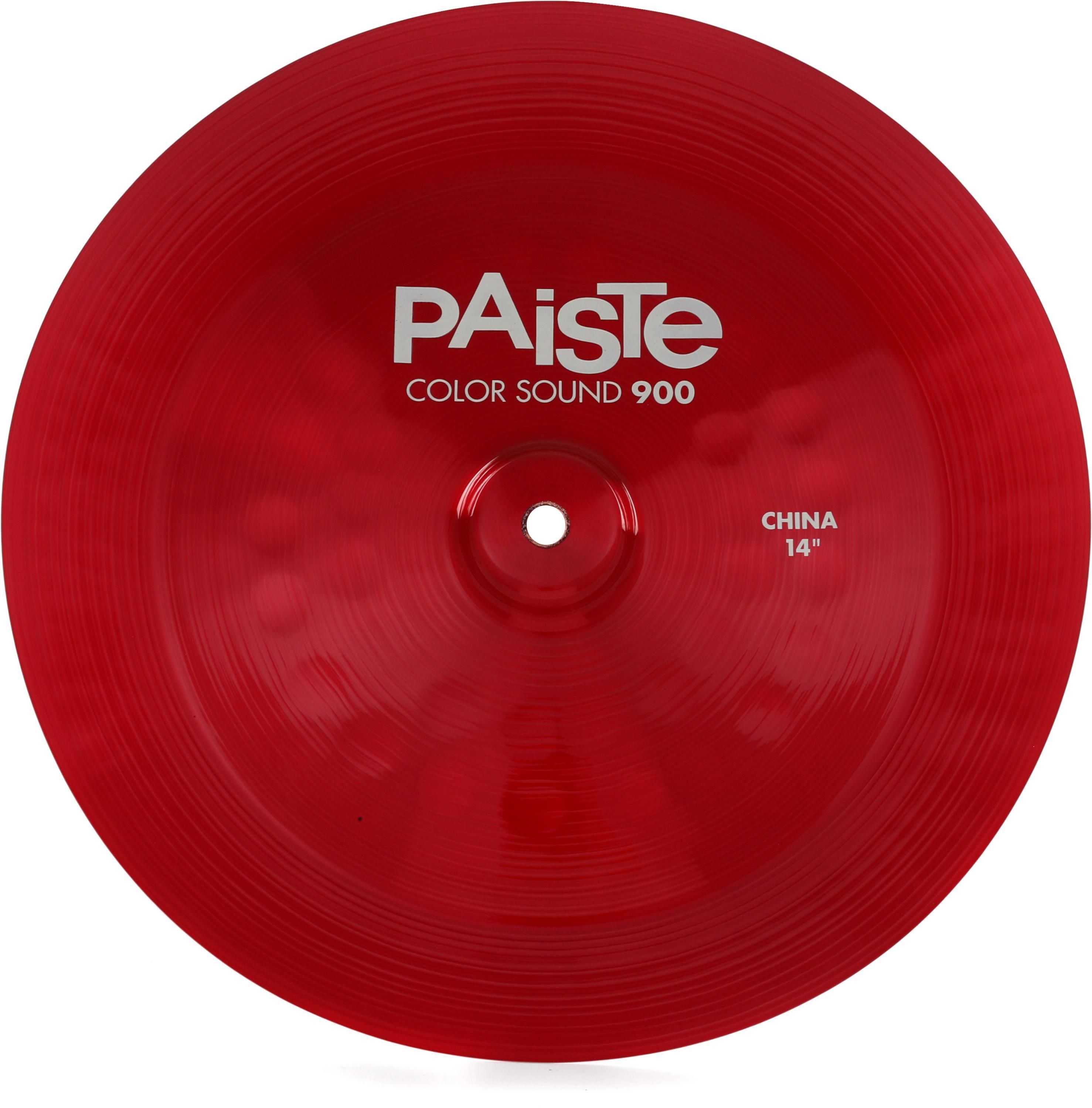 Paiste 14 inch Color Sound 900 Red China Cymbal | Sweetwater