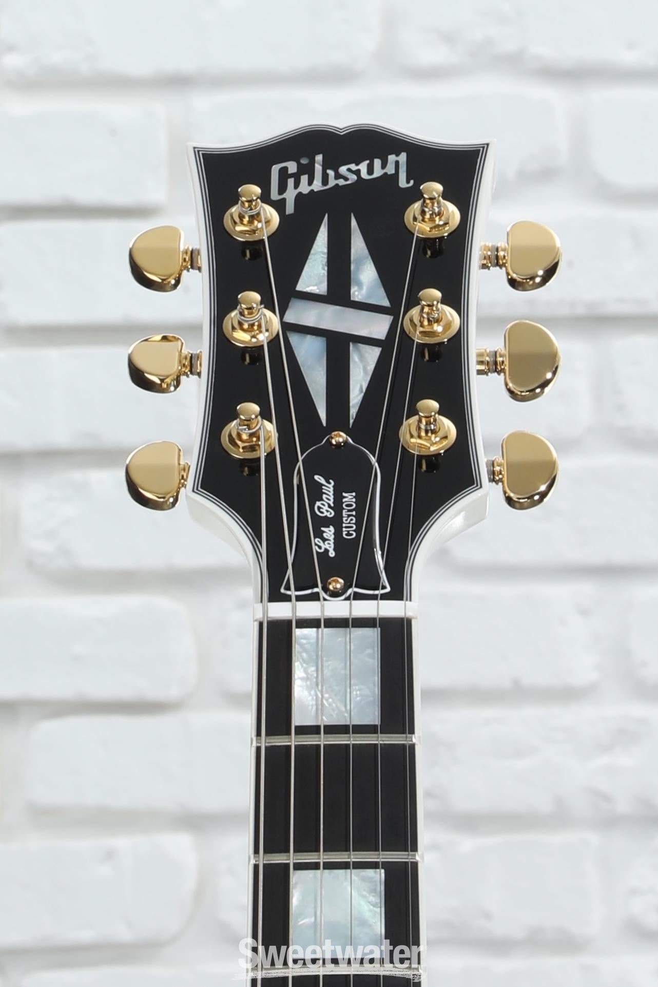 ギター Les Paul Custom Alpine White Amazon.com: Epiphone Les Paul Custom, Alpine White with Gold
