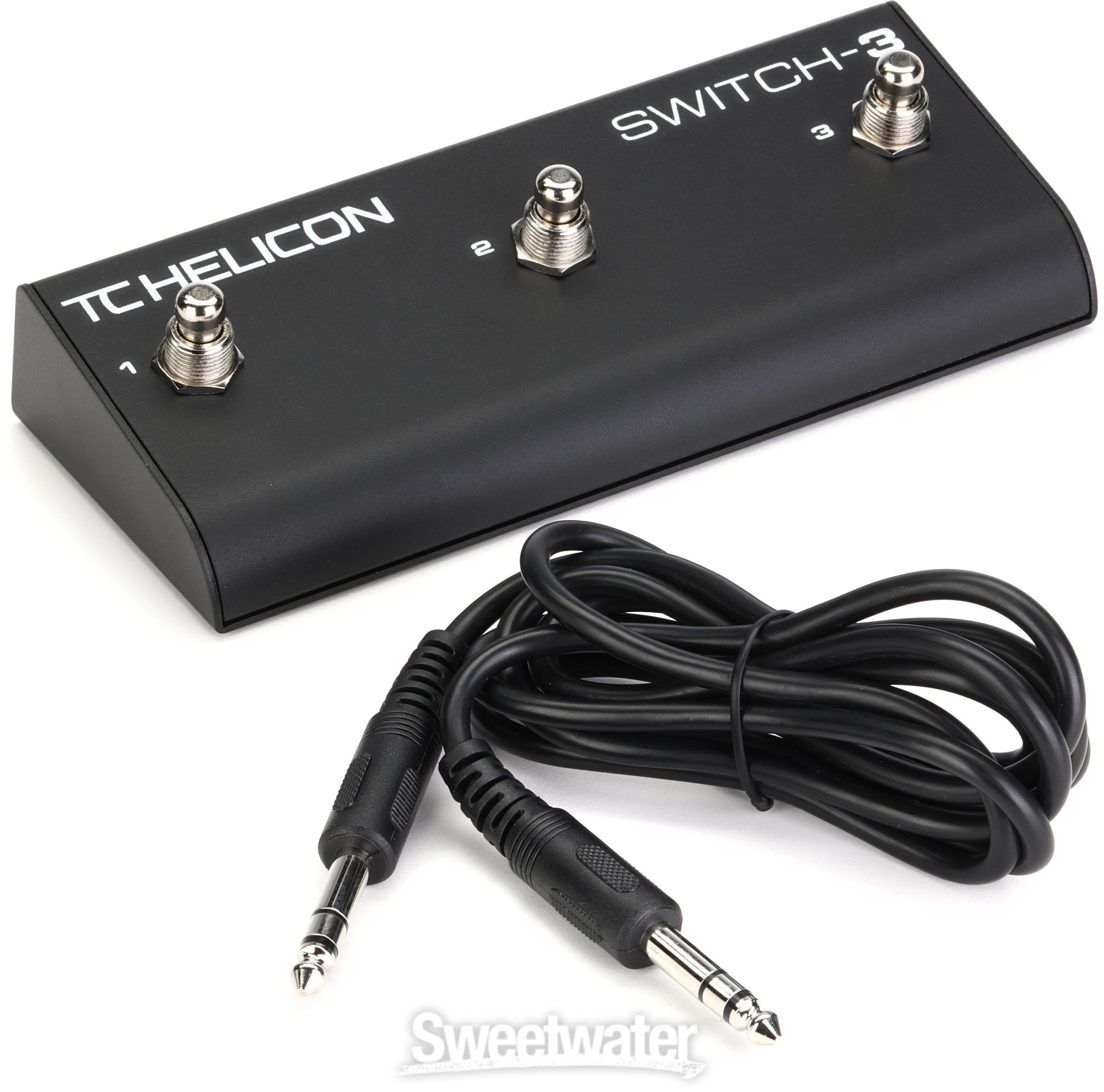 TC-Helicon Switch-3 3 Button Footswitch Reviews | Sweetwater