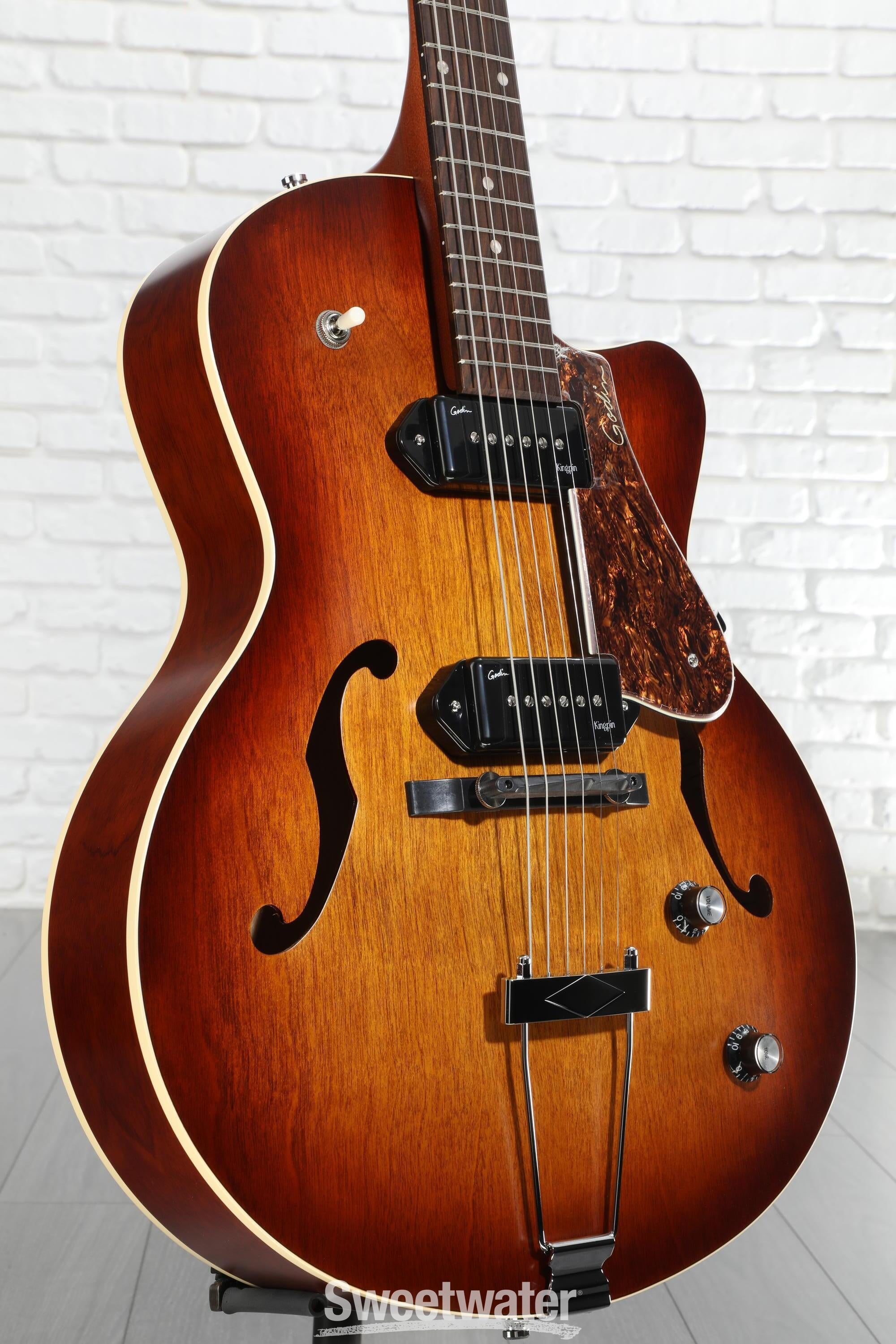 Godin 5th Avenue CW Kingpin II P90 Hollowbody Electric Guitar