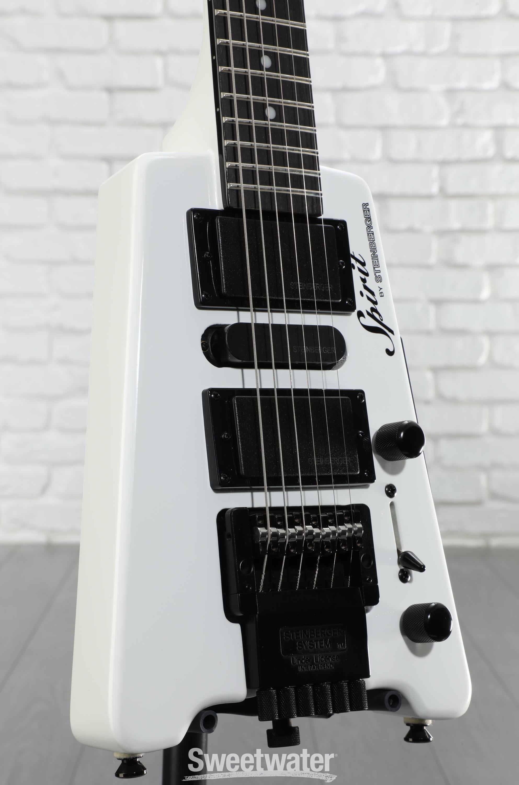 Steinberger Spirit GT-PRO Deluxe Electric Guitar - White | Sweetwater