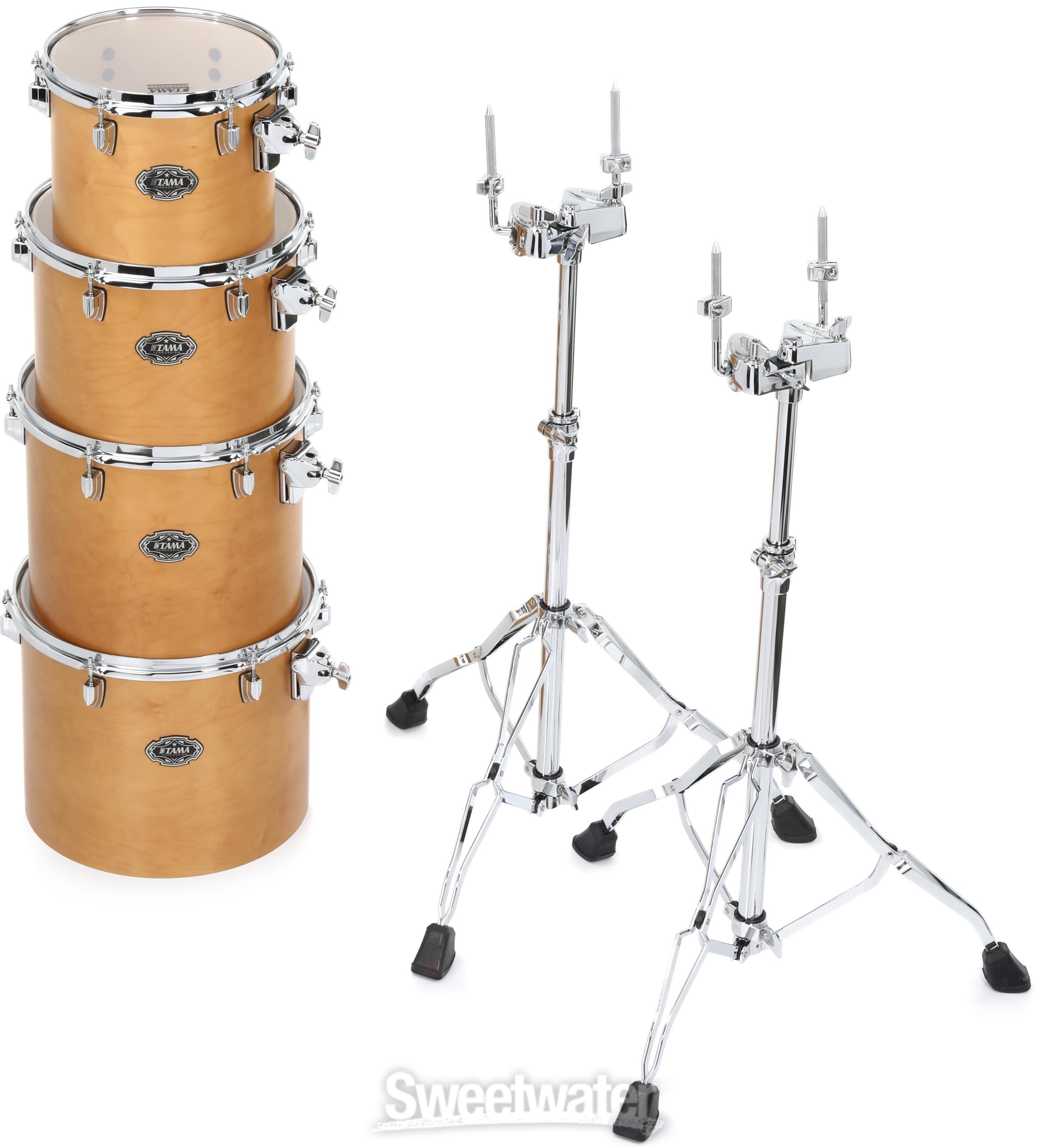 Tama Mid-pitched Single-headed Concert Tom Set with Stands Tama Mid-pitched Single-headed Concert Tom Set with Stands