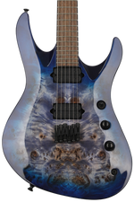Photo of Jackson Pro Series Chris Broderick Signature HT6 Soloist Electric Guitar - Transparent Blue