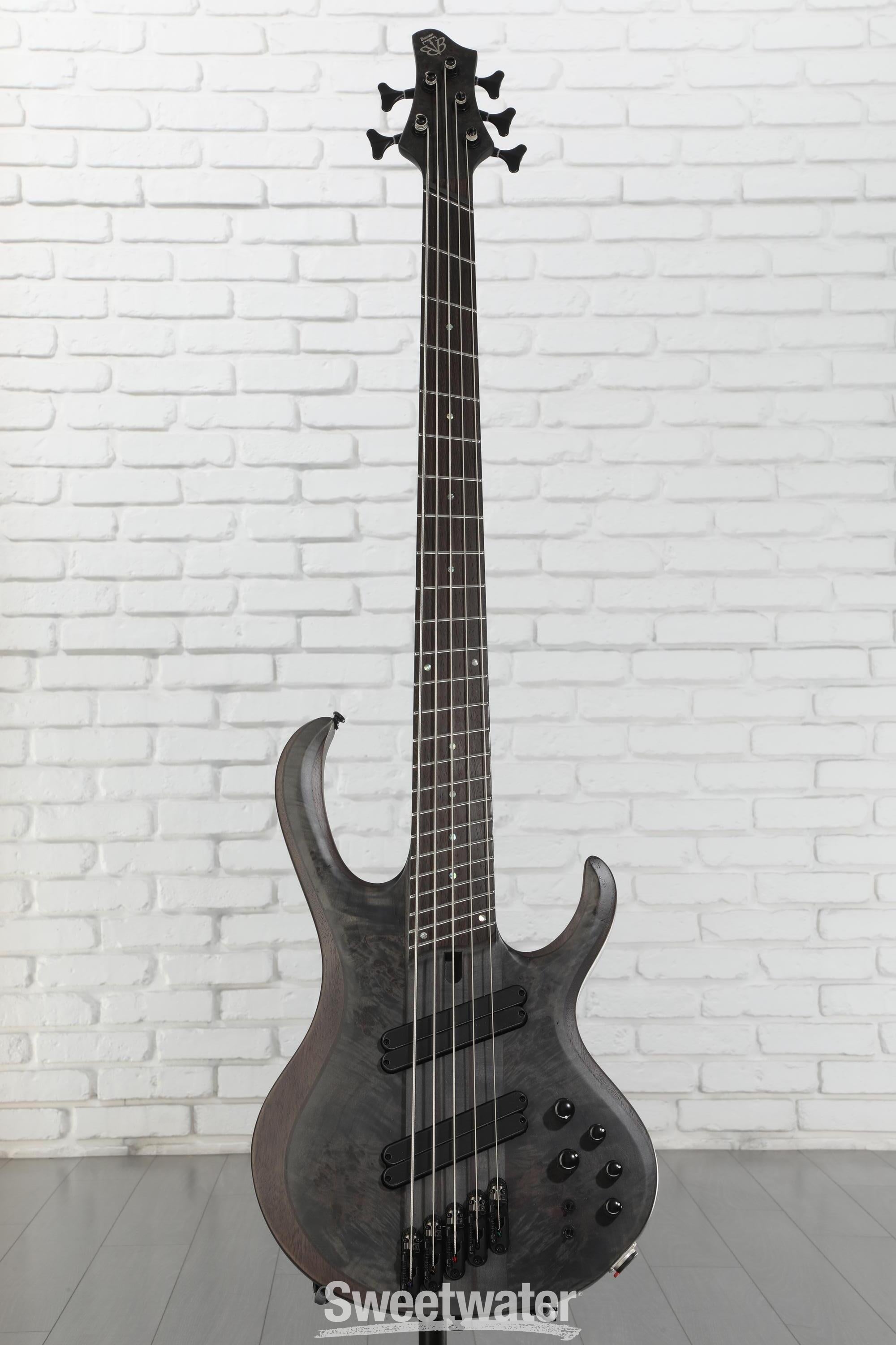 ベース Ibanez BTB805MS Ibanez BTB805MS 5-String Multi-Scale Electric Bass Transparent