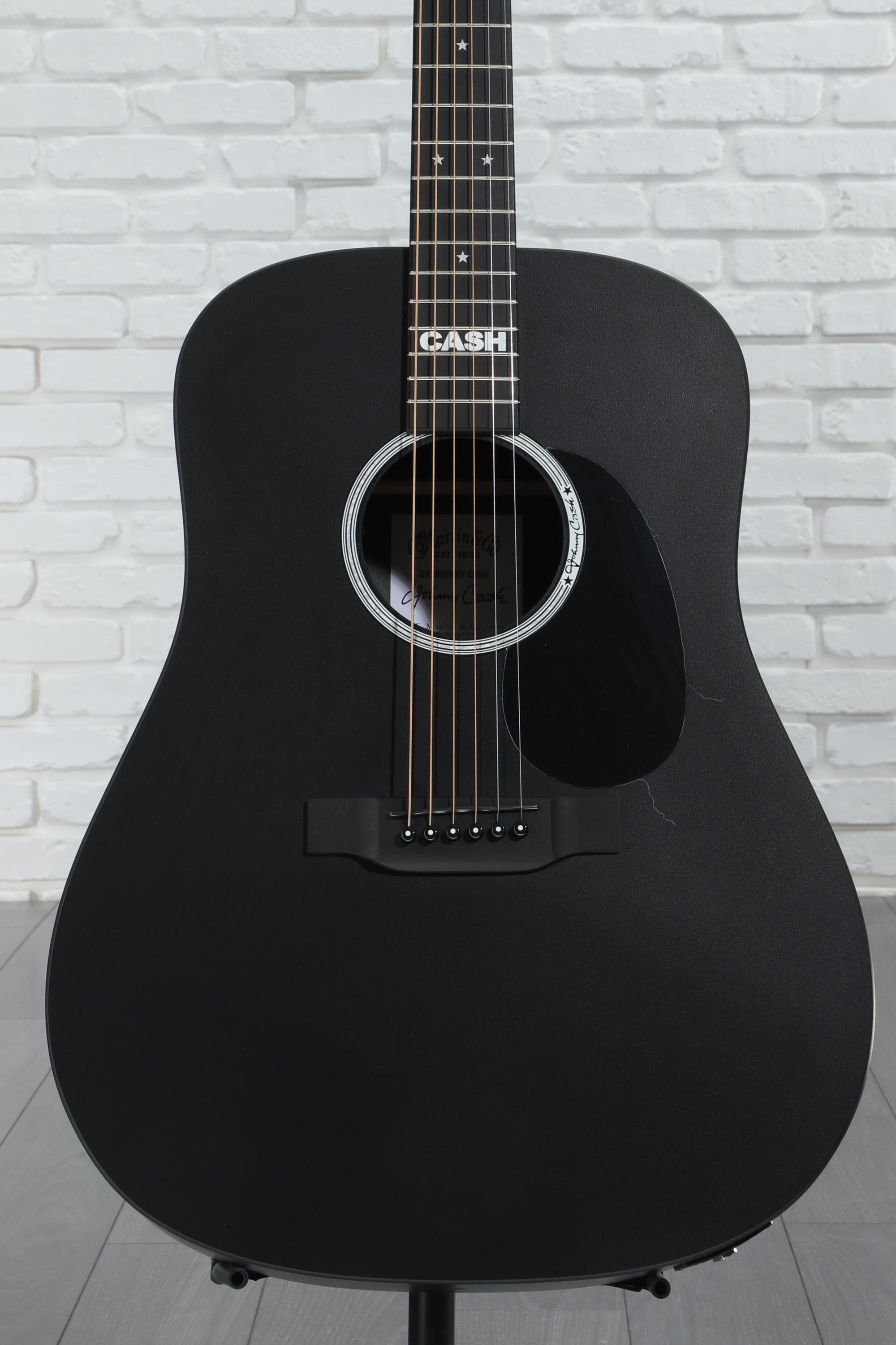 Martin DX Johnny Cash - Jet Black | Sweetwater