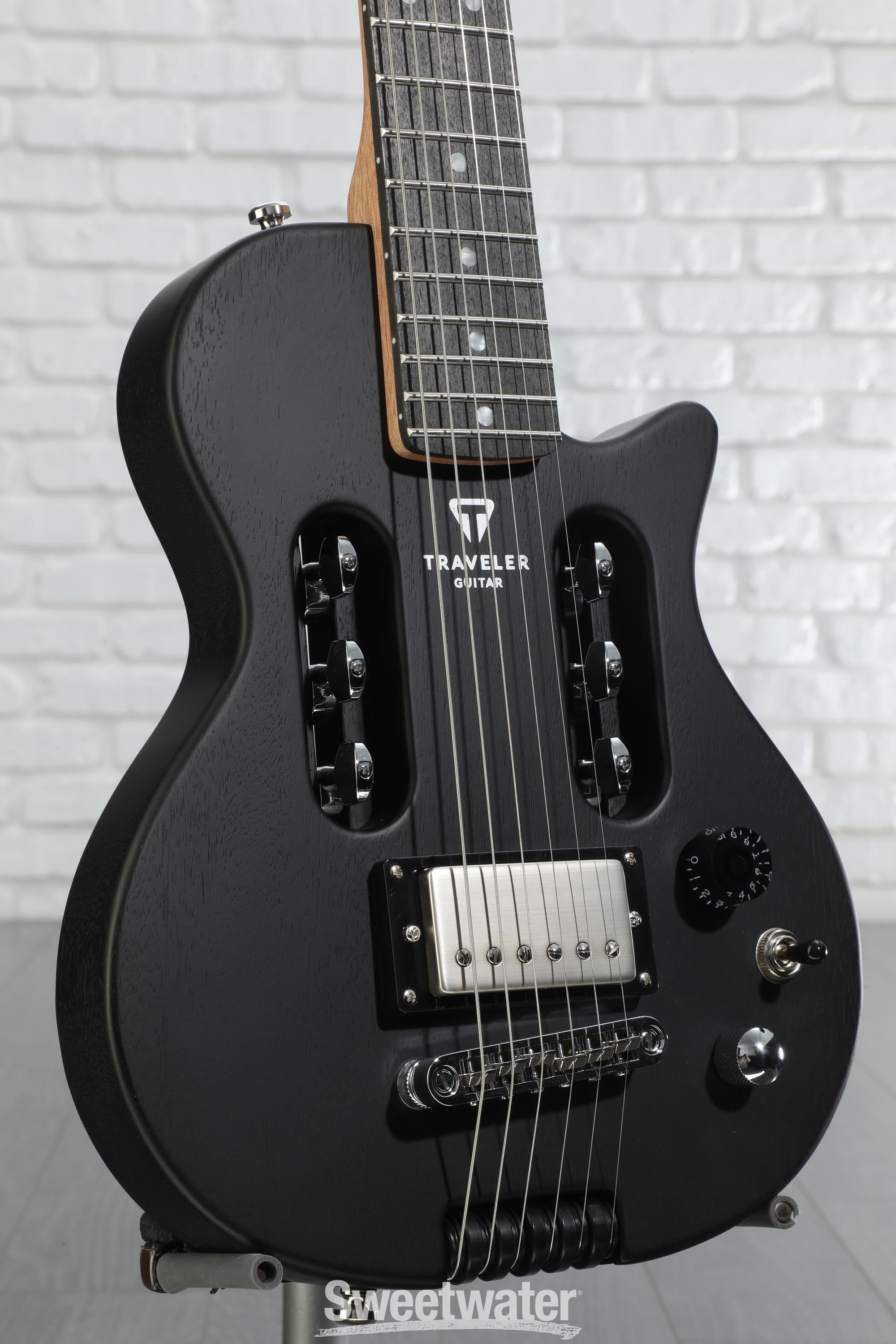 Traveler Guitar EG-1 Mod X Electric Guitar - Black Satin | Sweetwater