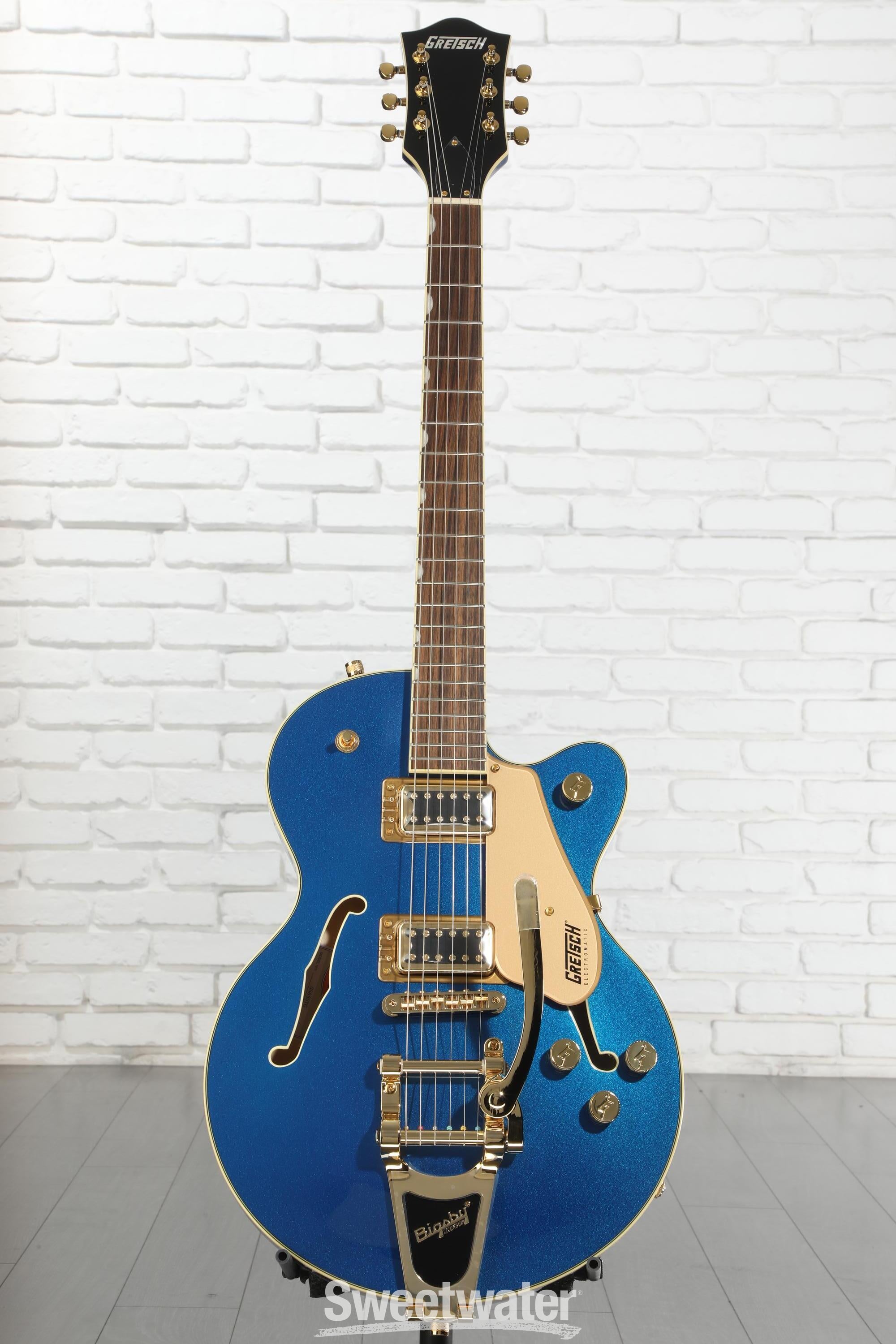Gretsch エレキギター メタリックブルー Gretsch G6659TG Players Edition Broadkaster Jr. Center Block SC