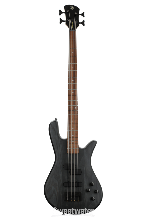 Spector Legend 4 Classic Bass Guitar - Trans Black Stain Matte 