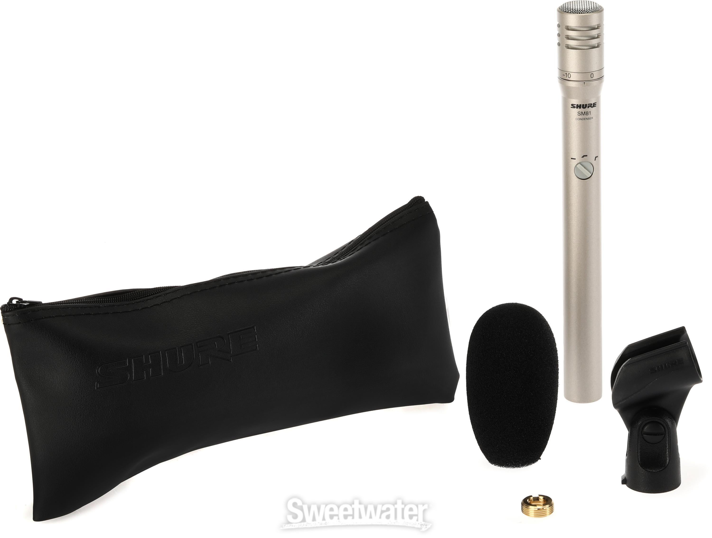 Shure SM81 Small-diaphragm Condenser Microphone | Sweetwater