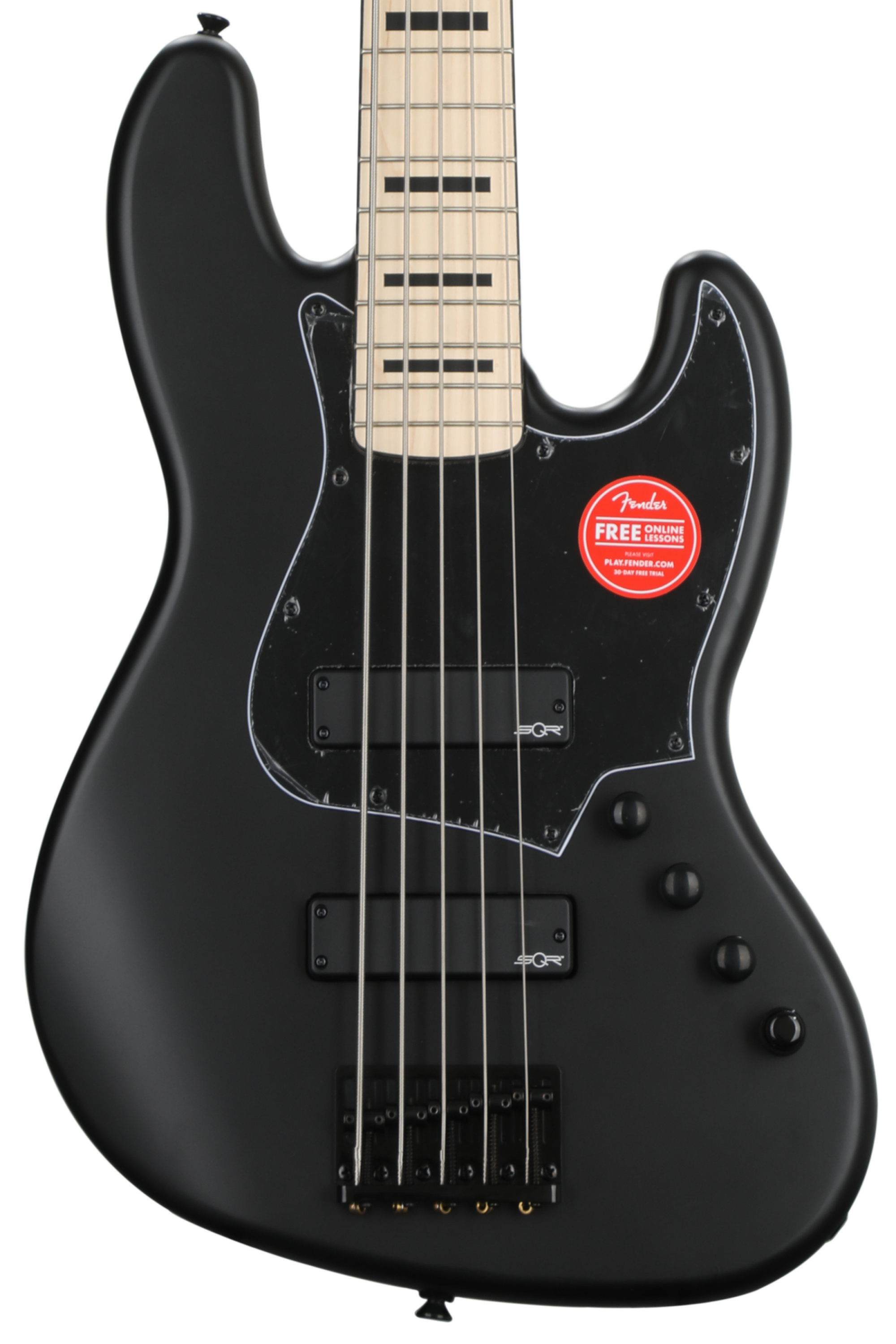 ベース Squier Contemporary Active Jazz Bass V Squier Contemporary Active Jazz Bass V HH - Satin Black
