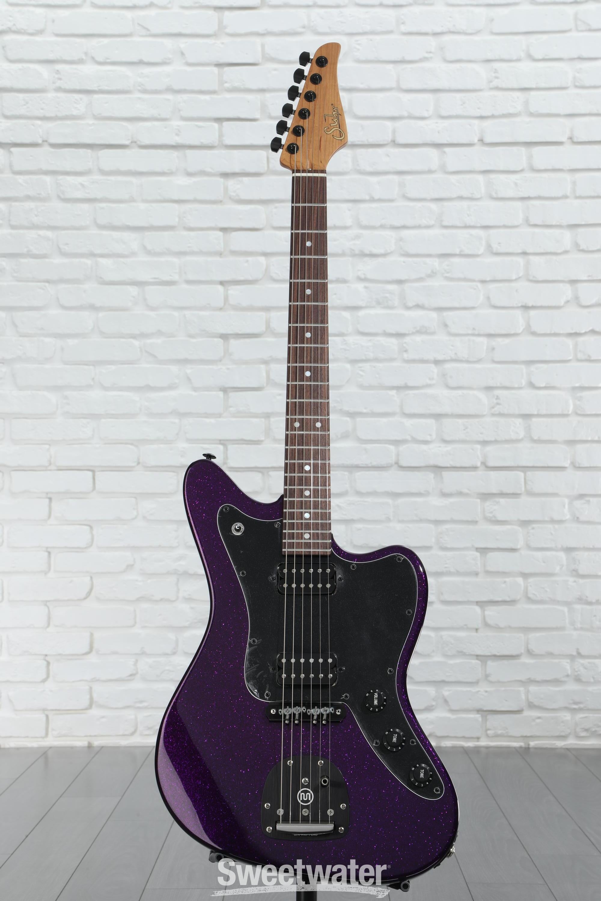 Suhr Custom Classic JM Electric Guitar - Purple Sparkle