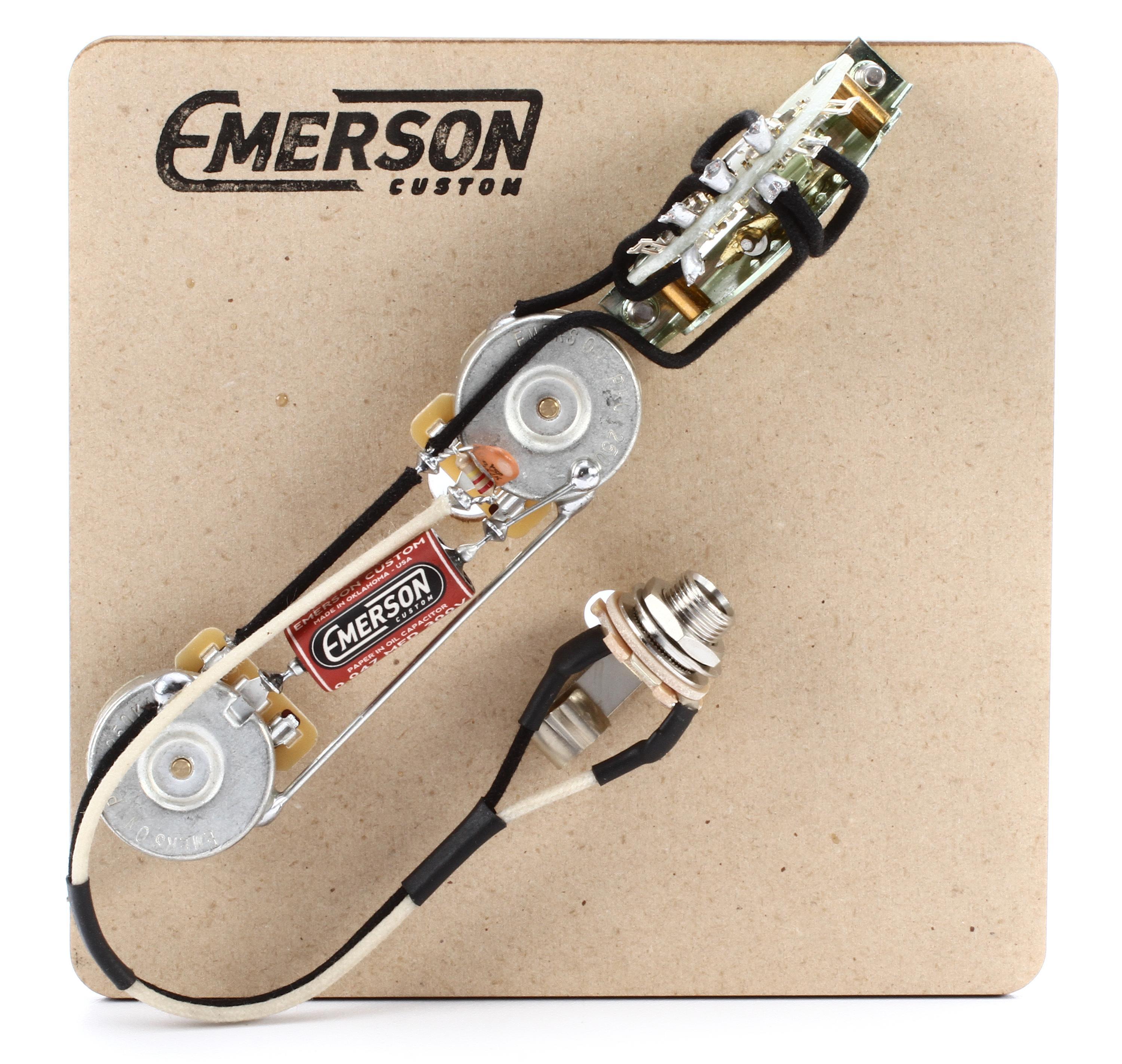 Emerson Custom 5-way Blender Prewired Kit for Fender Stratocasters